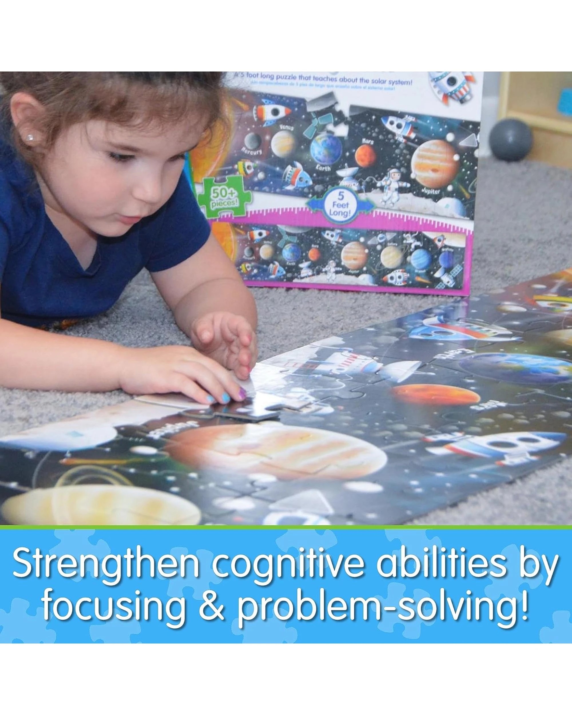 6 The Learning Journey Long and Tall Puzzle Solar System, 6 of 6