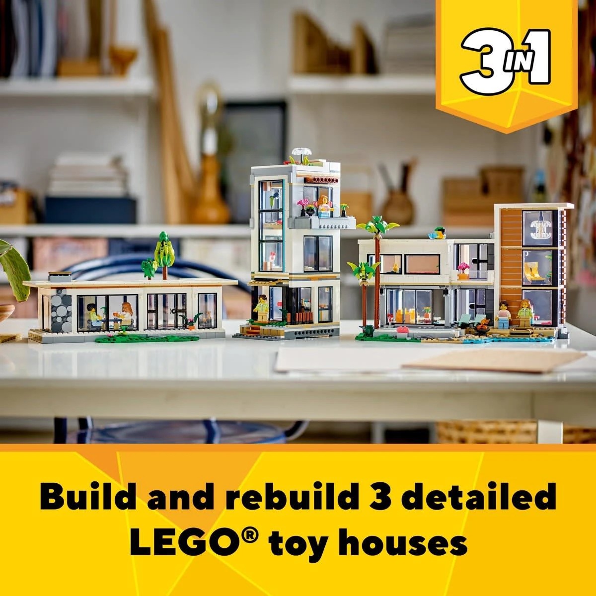 4 LEGO Creator 3-in-1 Modern House 31153, 4 of 11