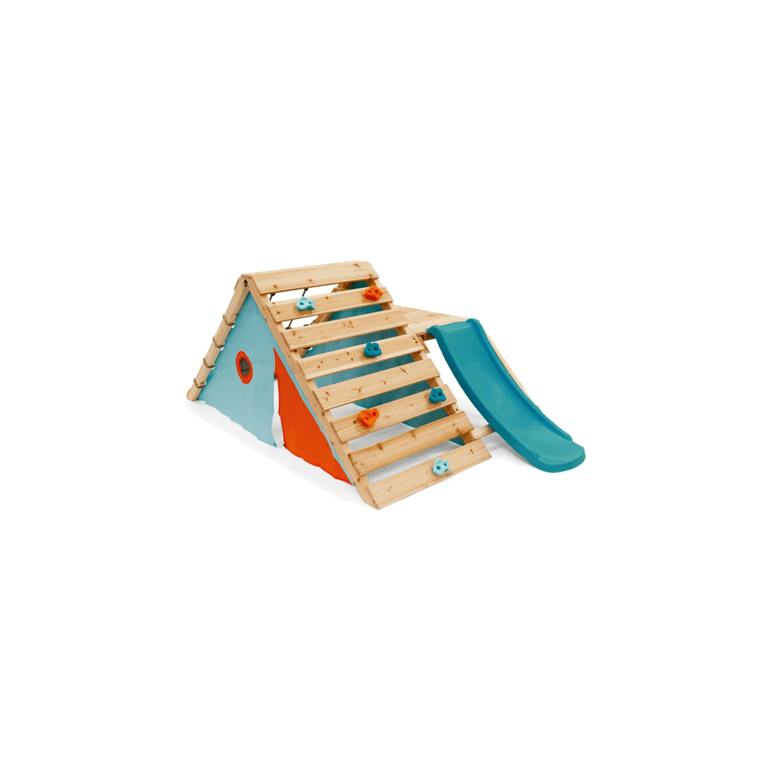 3 Plum Play Au My First Wooden Playcentre Toddler Climbing Frame With Slide
 - Multi, 3 of 6