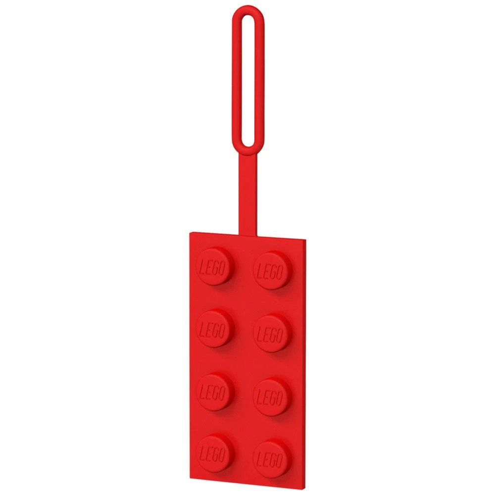 3 Lego Luggage Tag Red Brick, 3 of 6