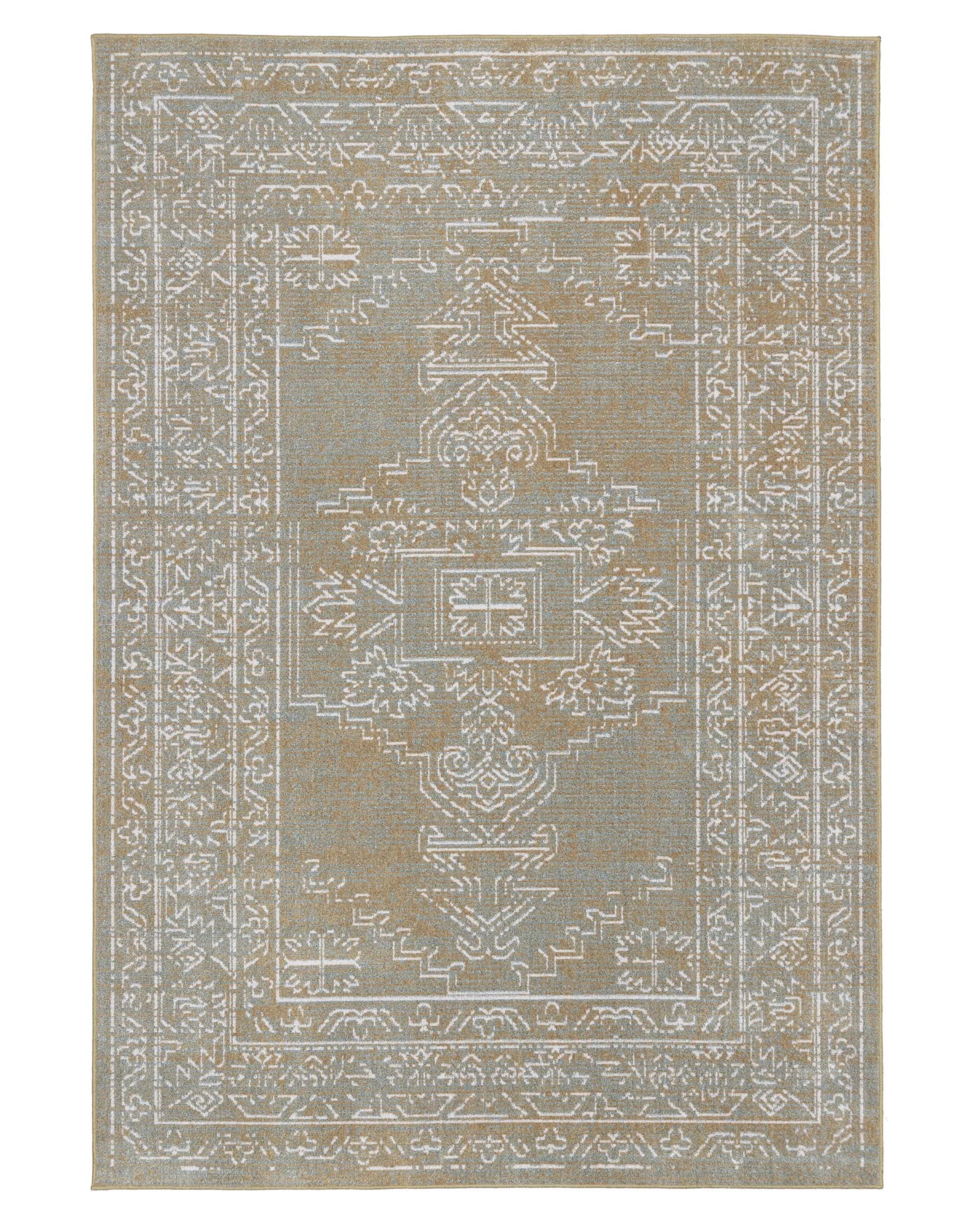 1 Loopsie Farjestad Vintage Washable Rug-400cm x 300cm - Grey, 1 of 8