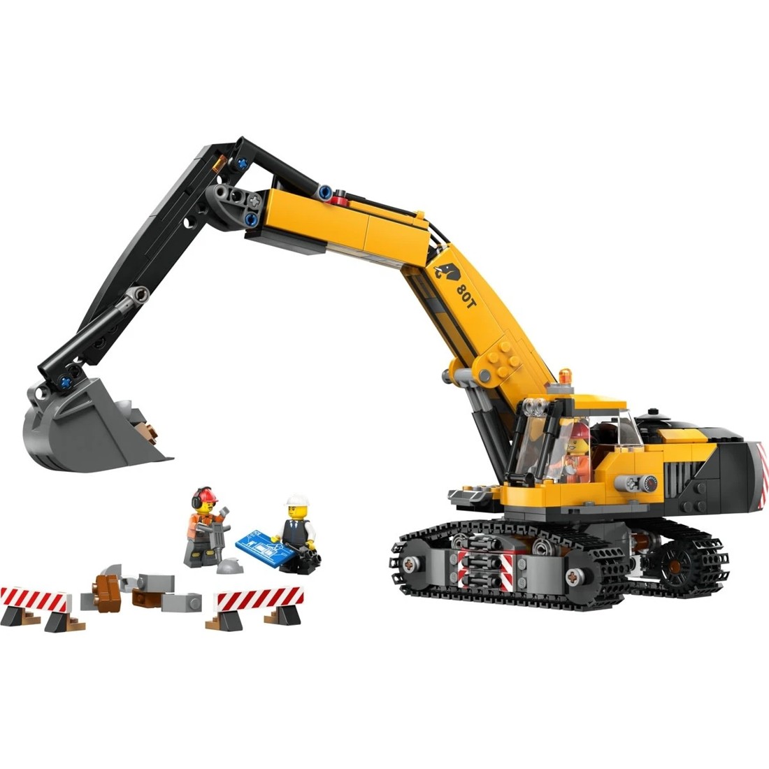 3 LEGO City Big Vehicles Yellow Construction Excavator 60420, 3 of 11