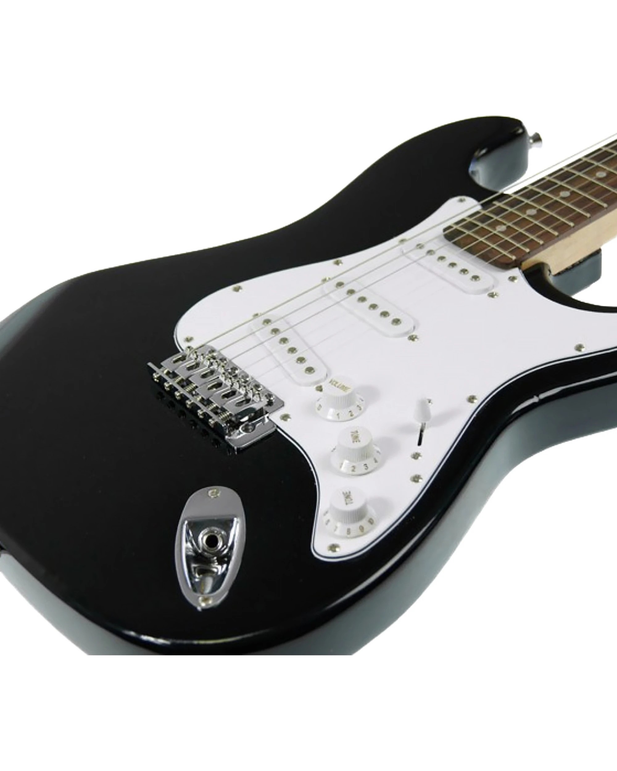 2 Karrera Electric Guitar Music 6-String Instrument Full Size Black, 2 of 5