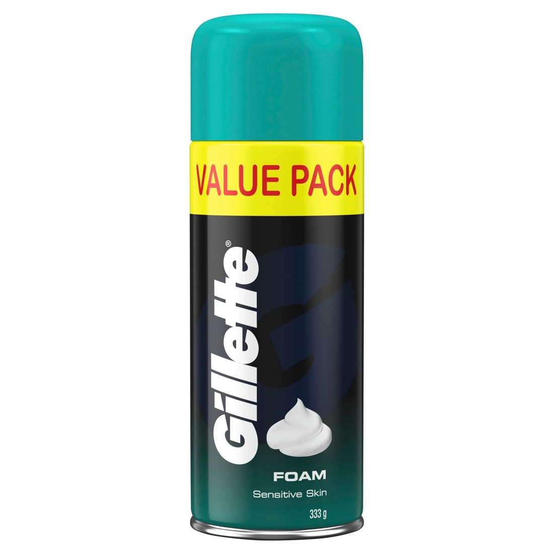 1 Gillette Shave Foam Sensitive Skin Value Pack 333g, 1 of 8