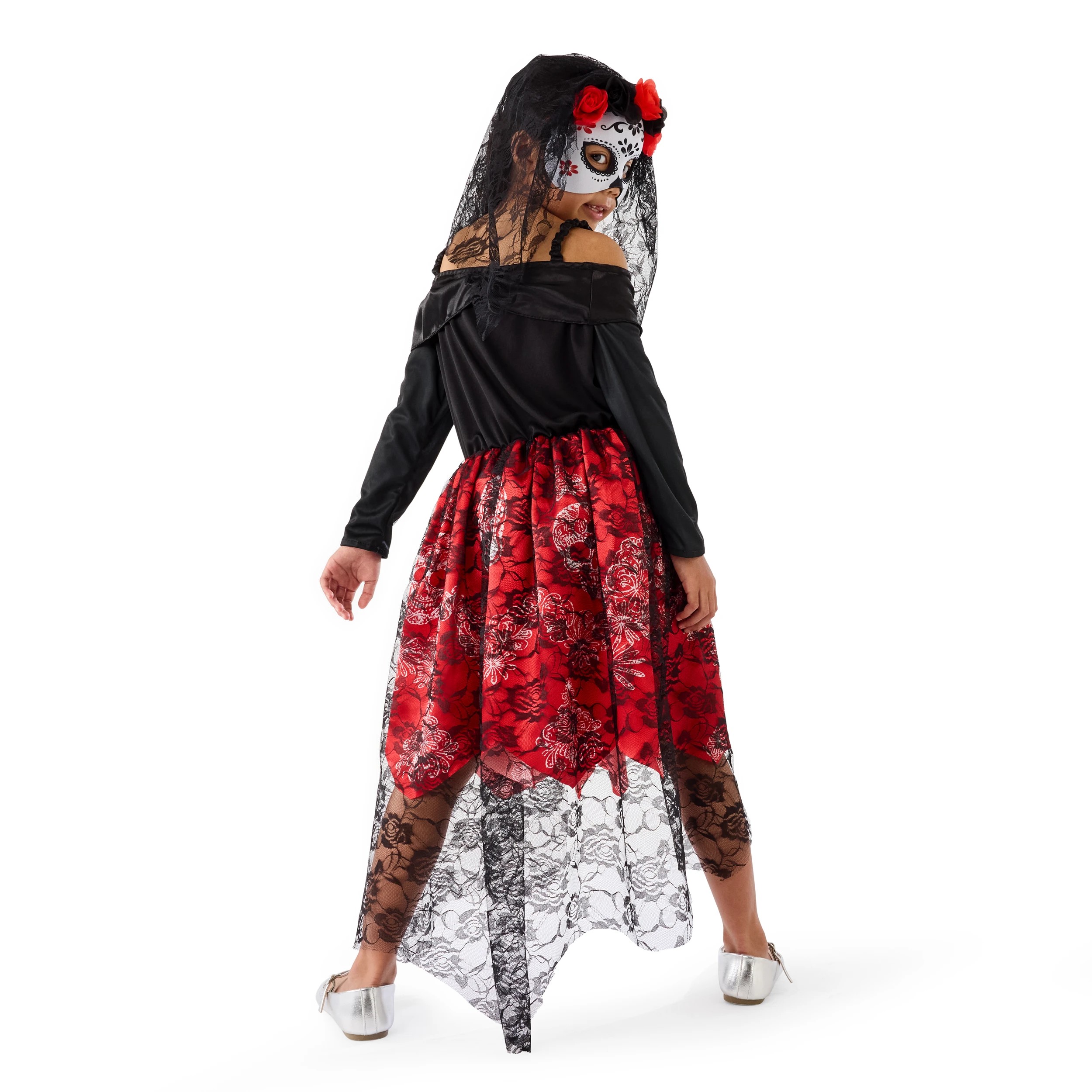 3 2 Piece Skeleton Costume - Ages 6-8, 3 of 9
