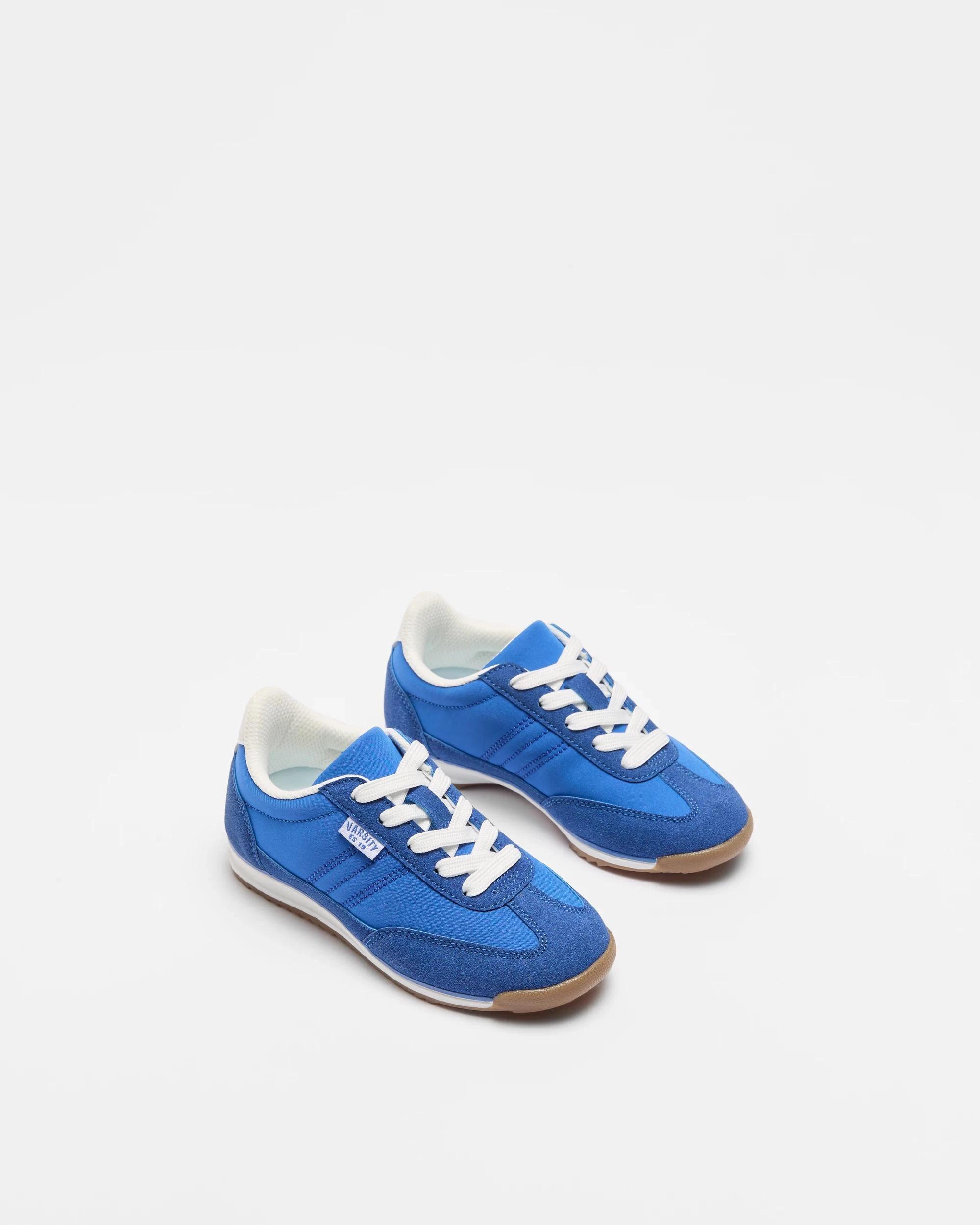 2 Target Kids Boys Junior Retro Nylon Sneaker BLUE, 2 of 2