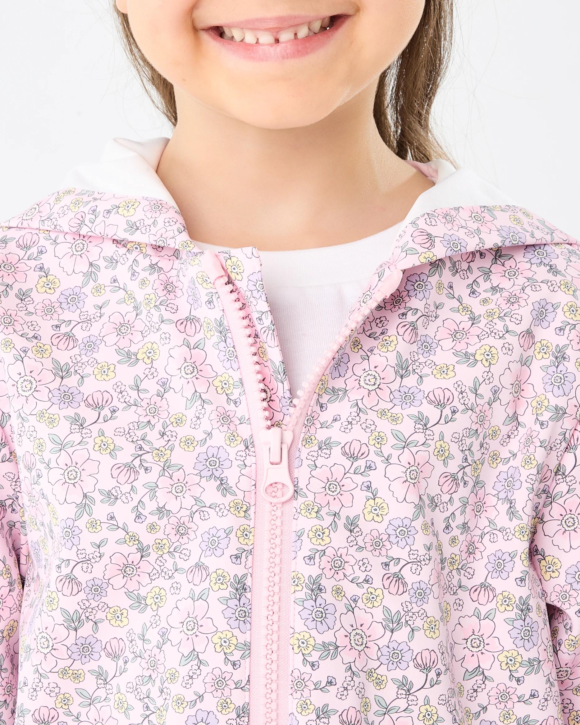 5 Print Rain Jacket Pink Florl, 5 of 8