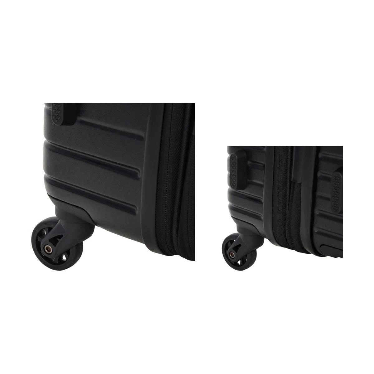 5 2 Piece 2 Way Open Hard Case Set - Black, 5 of 8