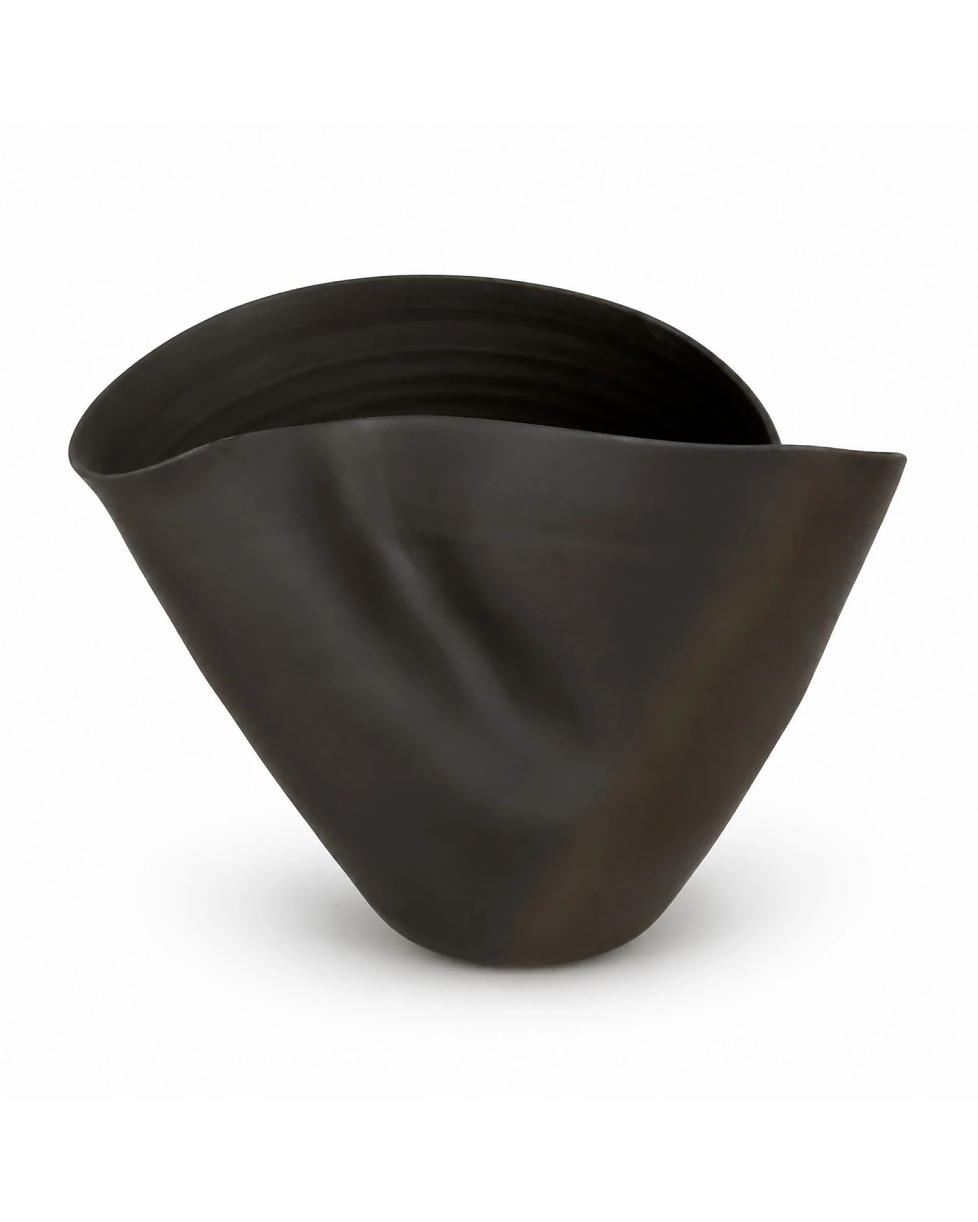 2 One Six Eight London Mika Sculptural Vase - 35cm - Black, 2 of 2