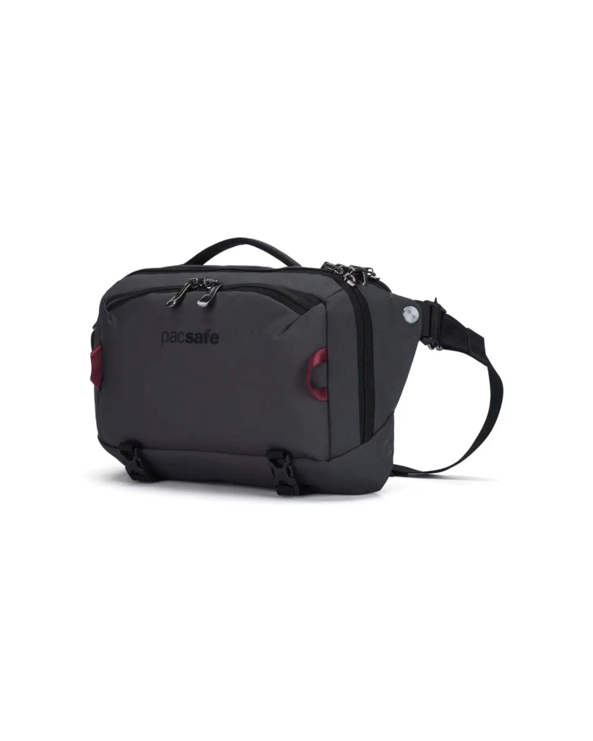 4 Pacsafe EXP 12in Anti-Theft Sling Crossbody RFIDsafe Roobar PopNLock Laptop Slate - Grey, 4 of 8