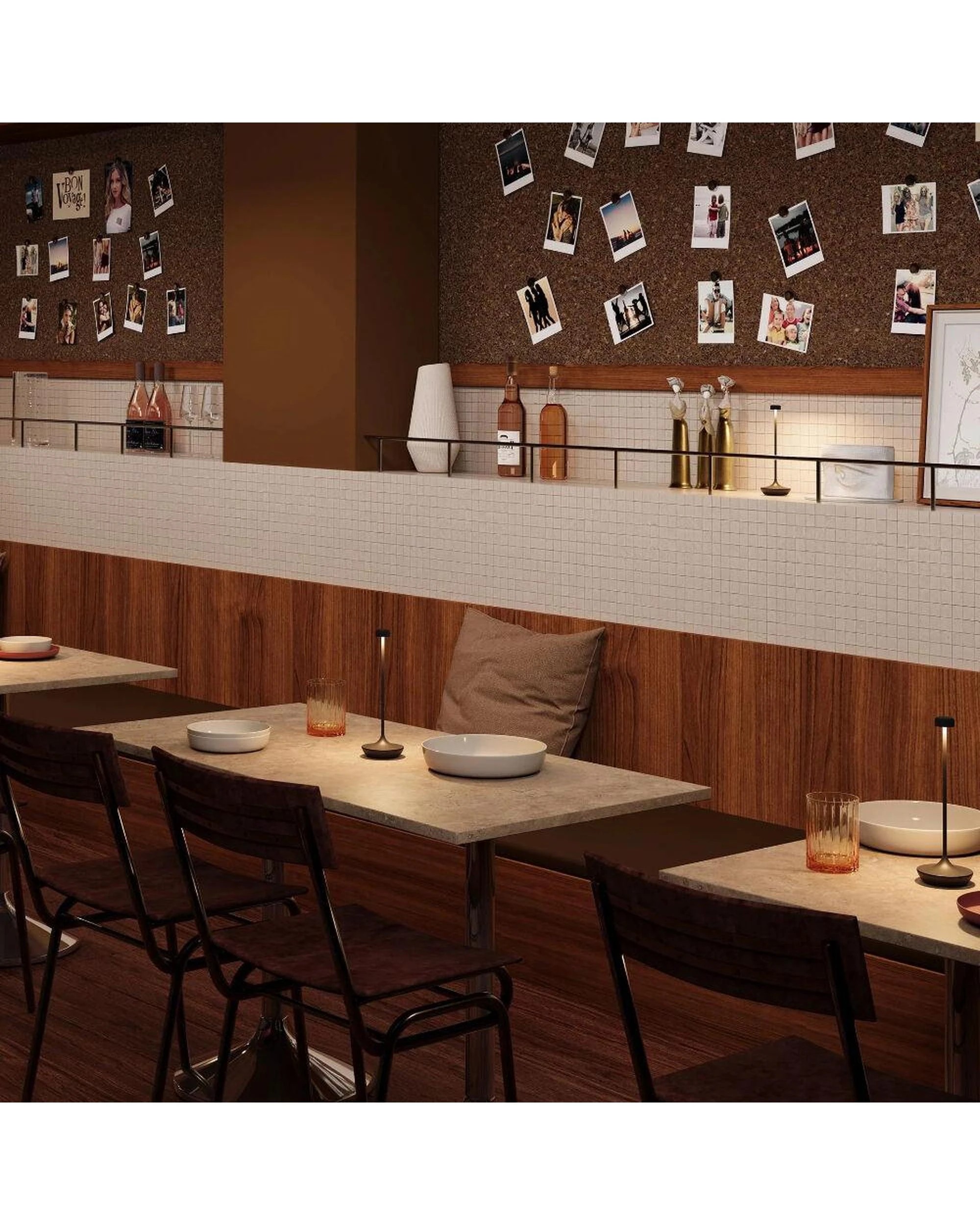 5 Lampa Deca Micro LED Dimmable Cordless Table Lamp Corten, 5 of 5