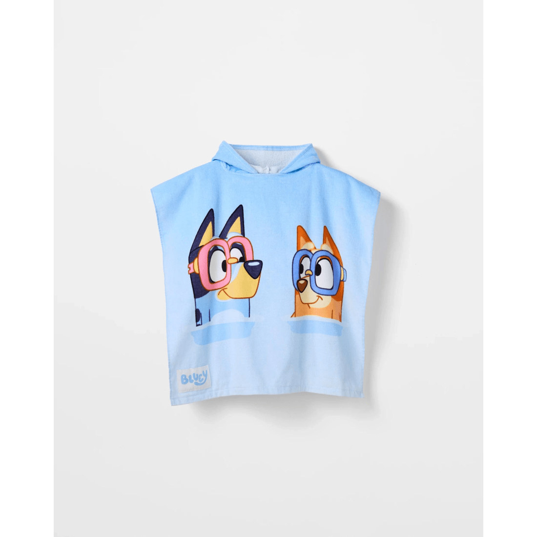 1 Bluey Kids Hooded Beach Towel - Blue, 1 of 4