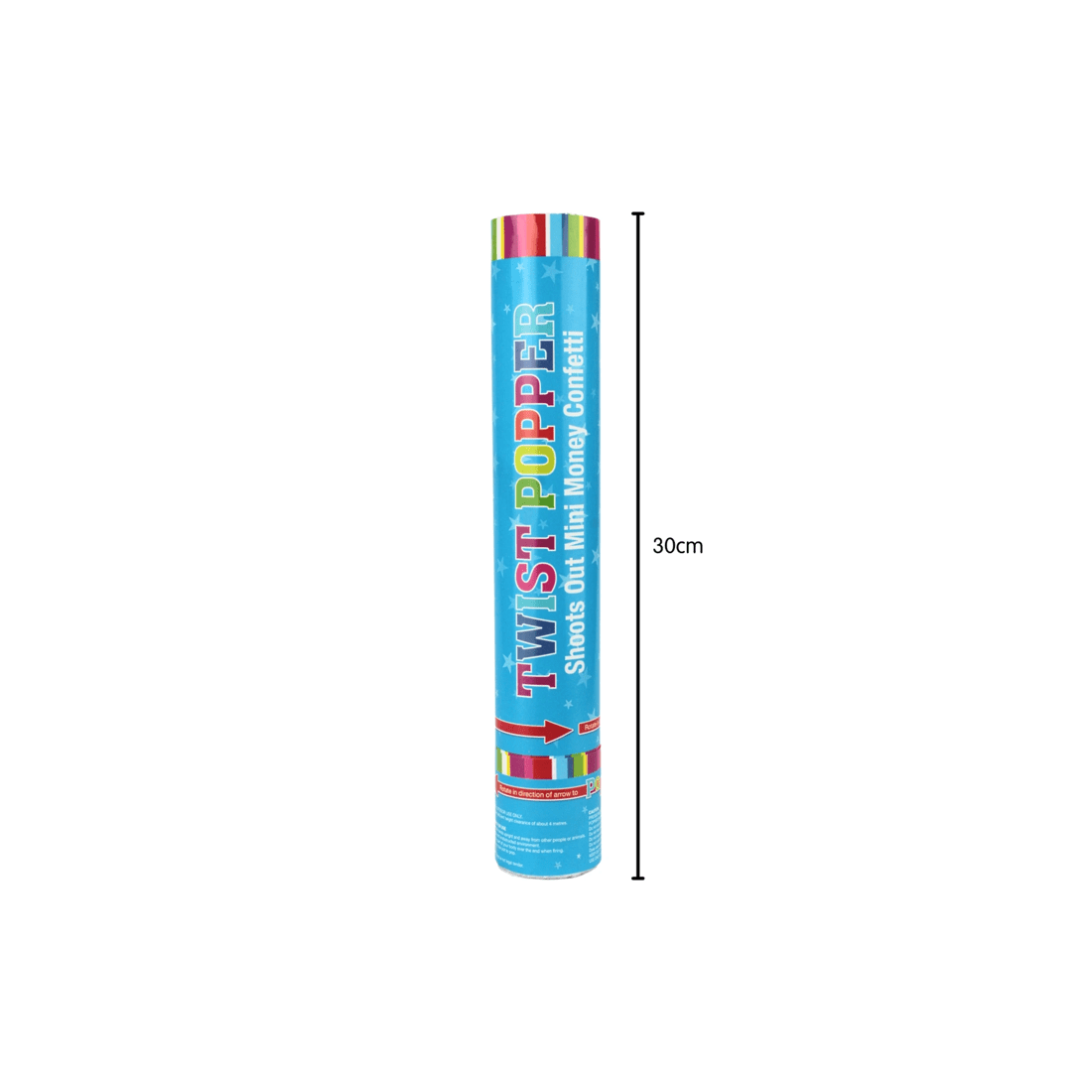 2 Artwrap Money Confetti Twist Popper, 2 of 4