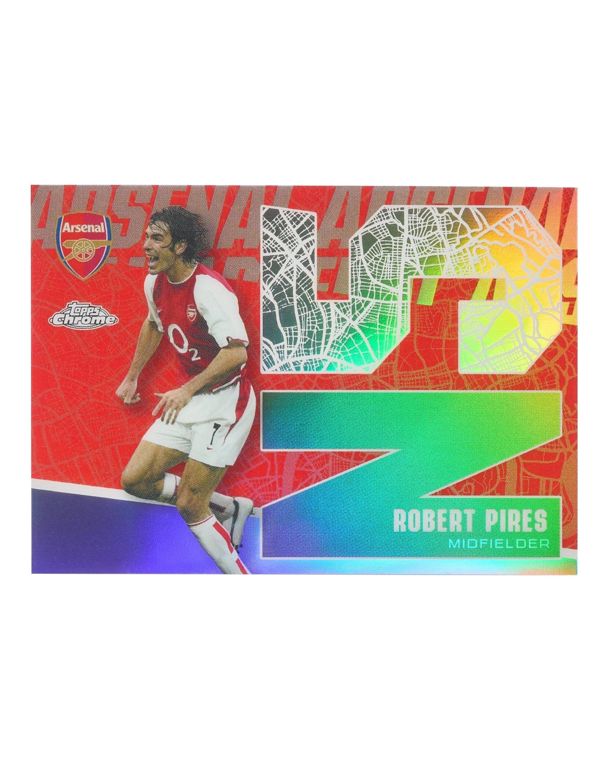 8 Topps 2025/2026 Chrome Arsenal Soccer Hobby Box, 8 of 8