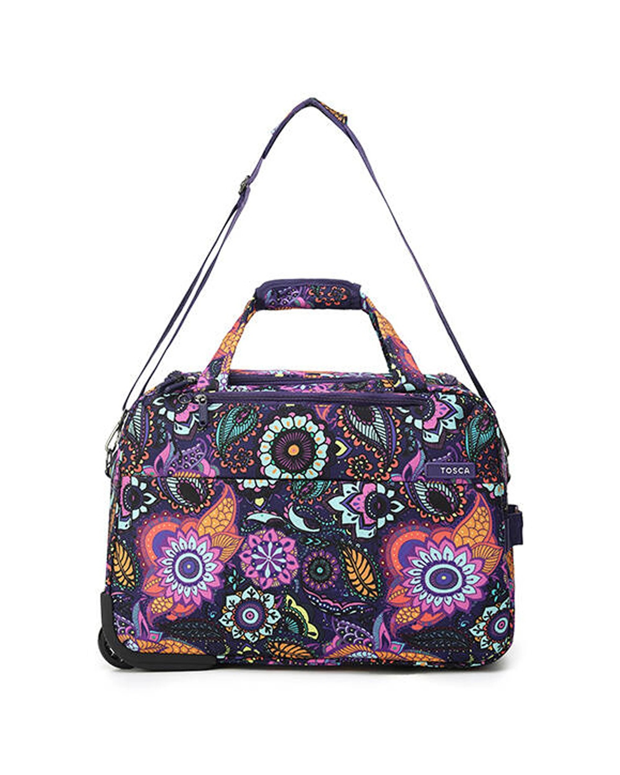 4 Tosca So-Lite 45L Cabin Travel Trolley Bag With Wheels - Pattern, 4 of 4