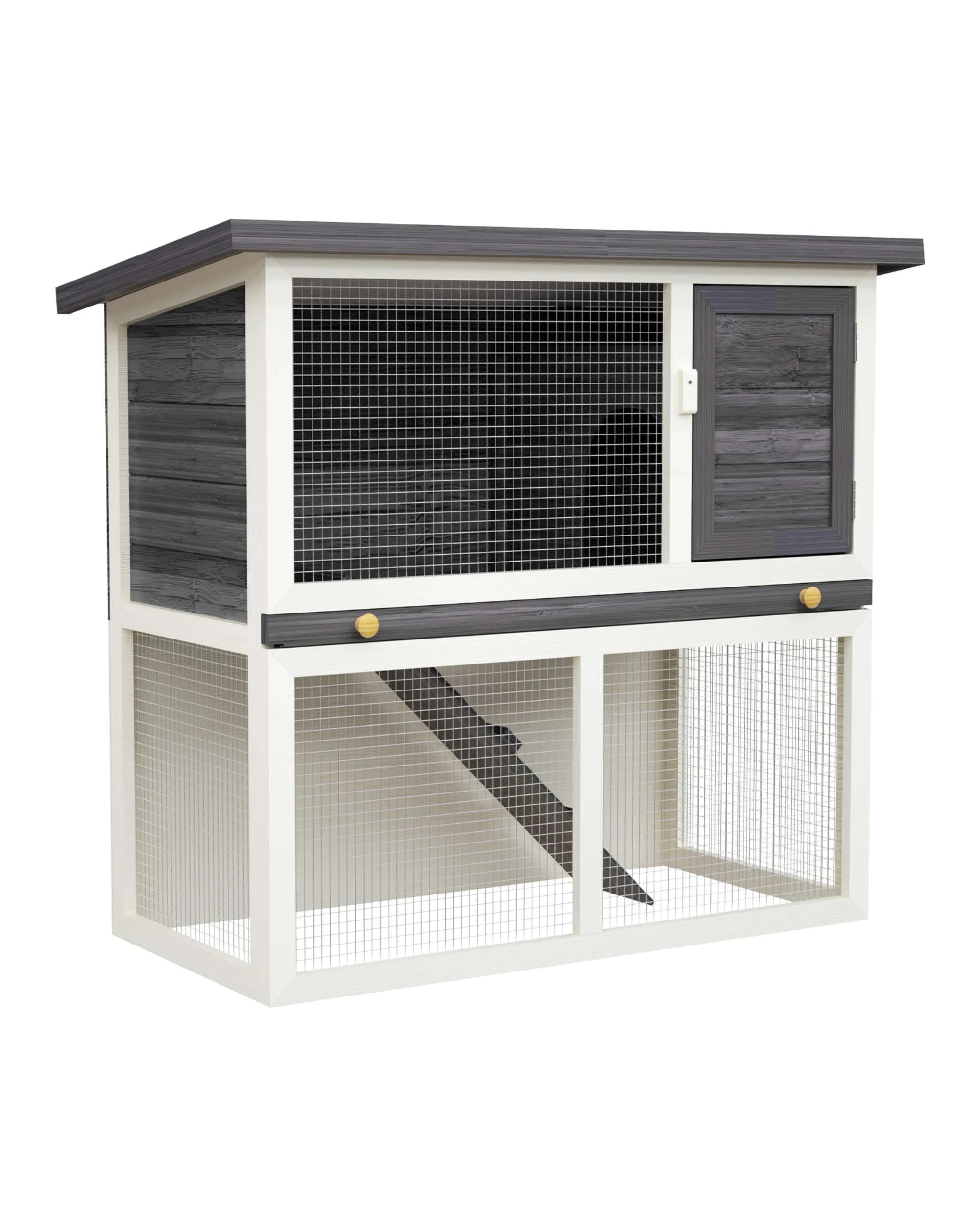 4 Advwin Rabbit Hutch Chicken Coop Pet House, 4 of 9