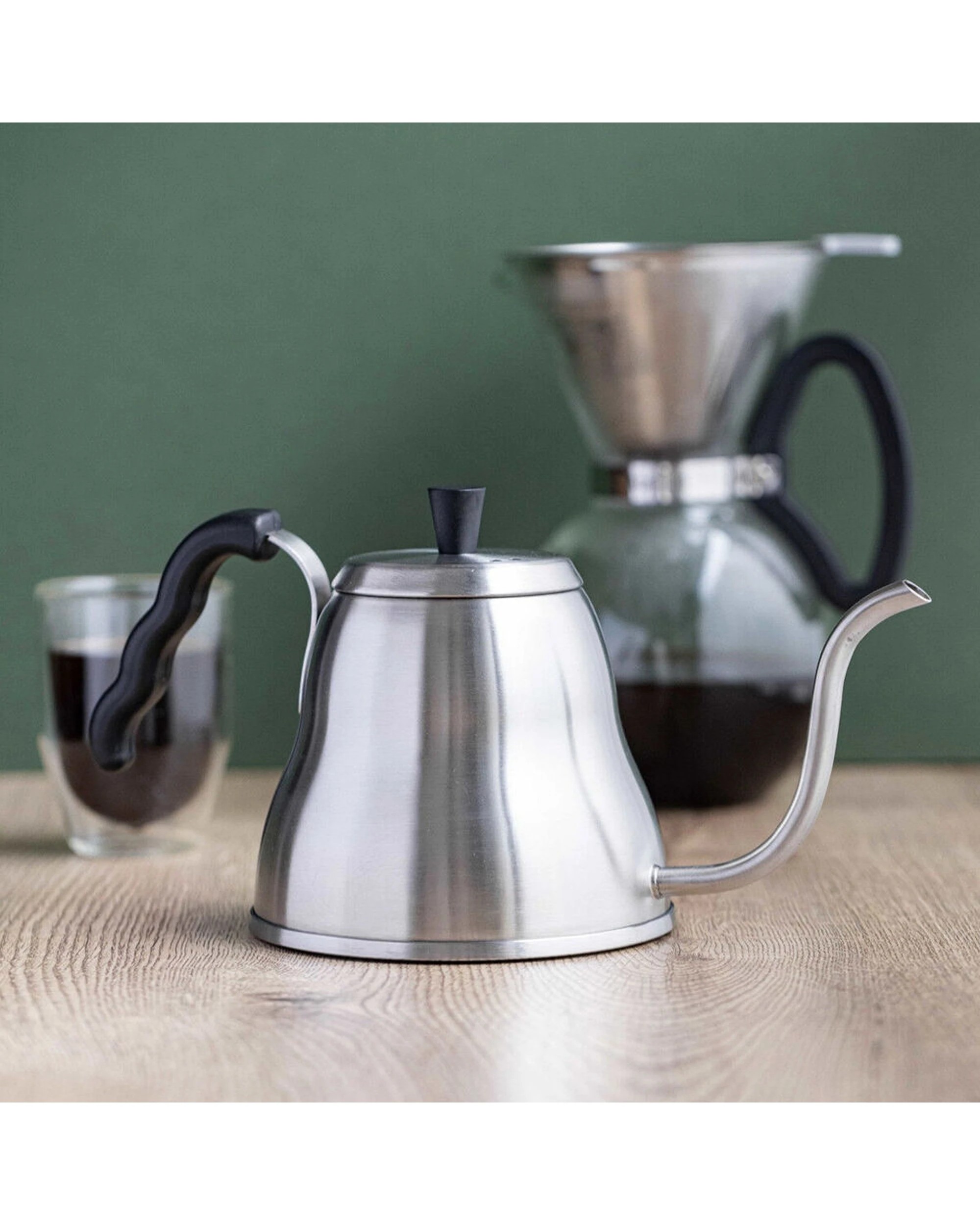 2 La Cafetiere 700ml Stove Top Pour Over Stainless Steel Kettle - Silver, 2 of 6