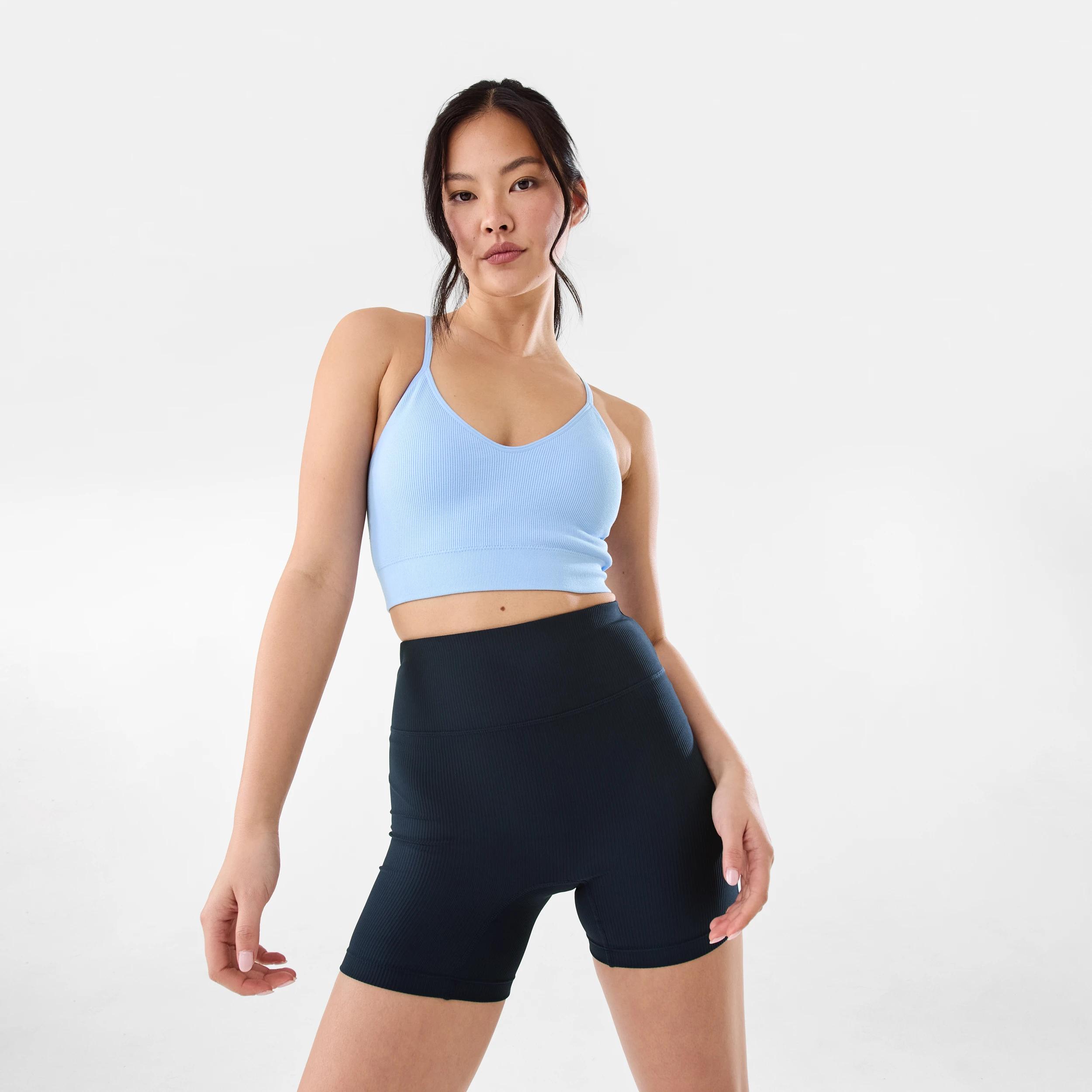 4 Active Womens Rib Bike Shorts SHADE NAVY, 4 of 6