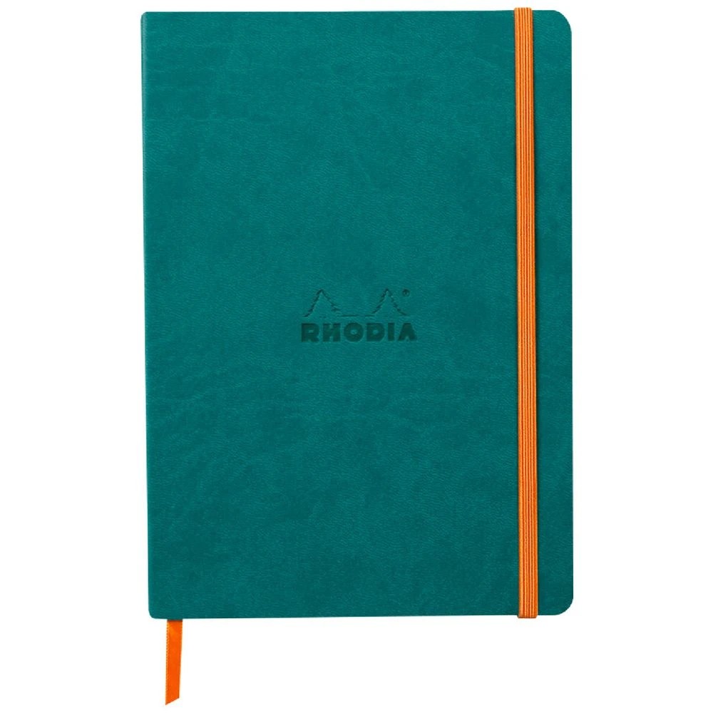 1 Rhodia A5 Rhodiarama Dot Grid Notebook Blue 160 Pages, 1 of 3