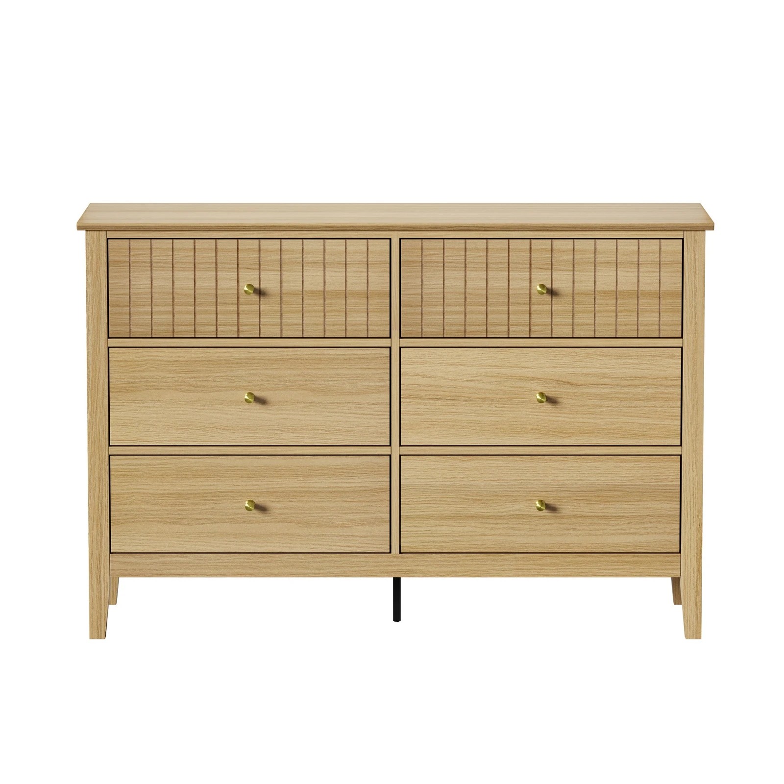 7 Oikiture 6 Chest Of Drawers Dresser Storage Cabinet Bedroom
 - Natural, 7 of 10