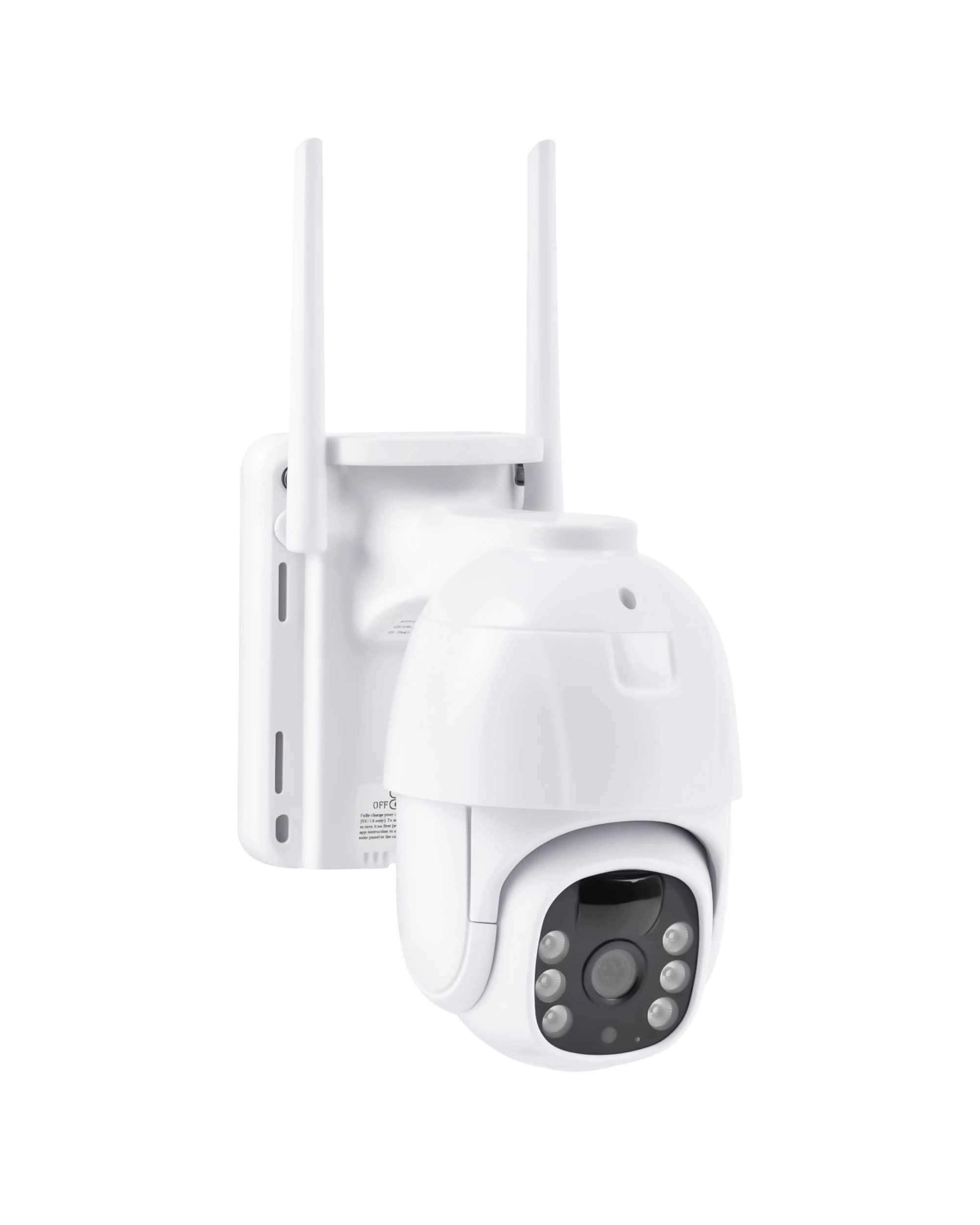 3 ADVWIN 4 PCS Solar Security Camera - White, 3 of 7