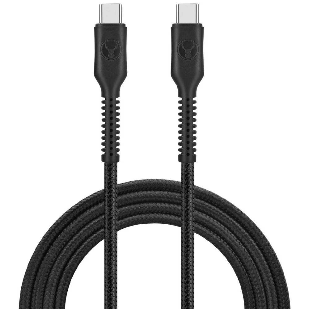 1 Bonelk Long-life Easy Grip USB-C to USB-C Cable 100W 1.2m Blk, 1 of 7