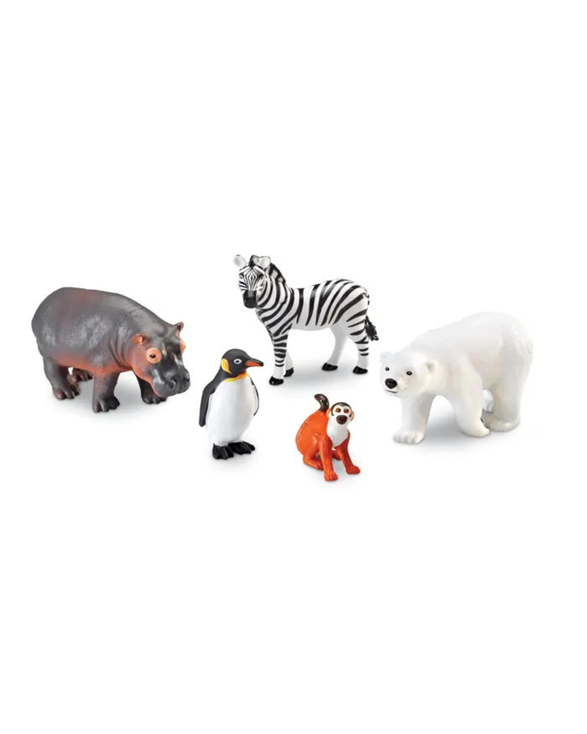 4 Learning Resources Jumbo Zoo Animals Set of 5, 4 of 6