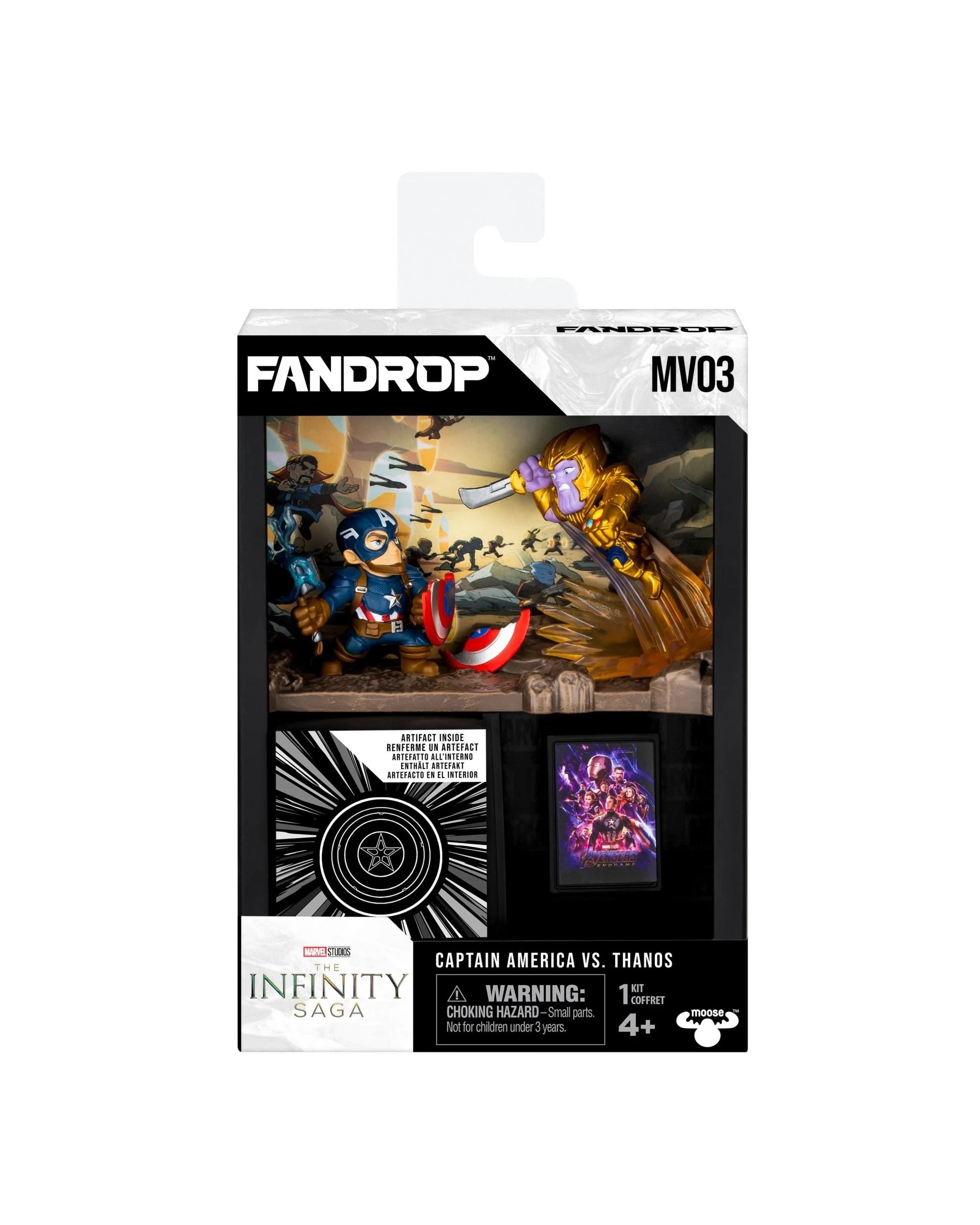 1 Fandrop Marvel MV03 Captain America vs Thanos 2 Figure Diorama, 1 of 7