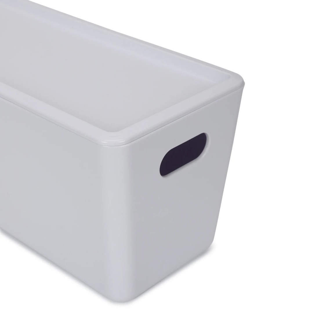 6 5L Smooth and Shiny Plastic Tub - White, 6 of 7