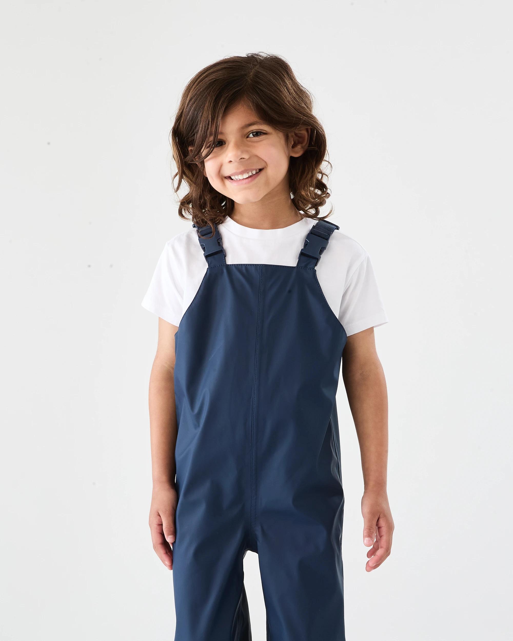3 Overalls Dress Navy, 3 of 6
