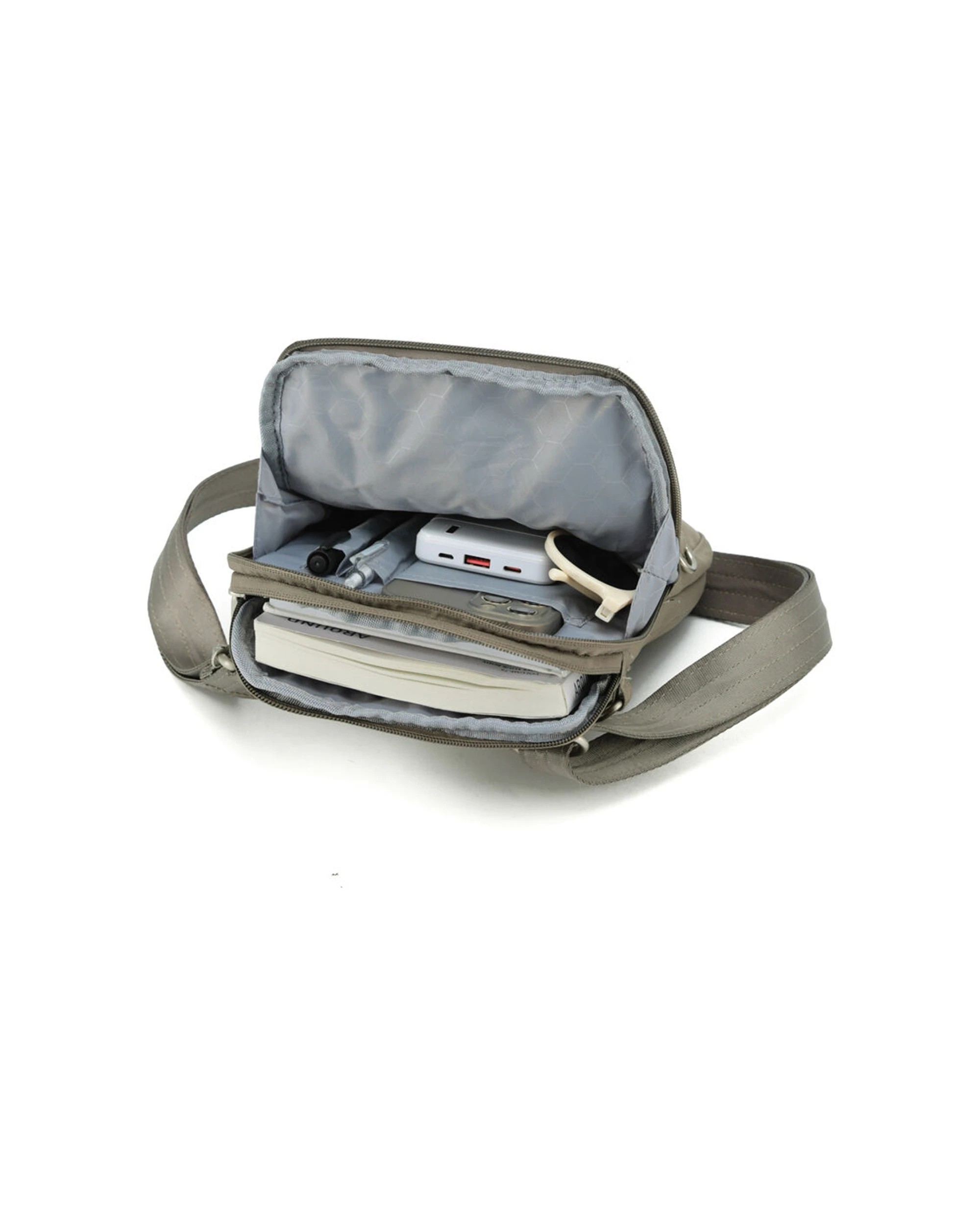 3 Tosca Anti-Theft Rfid Blocking Backpack - Beige, 3 of 3
