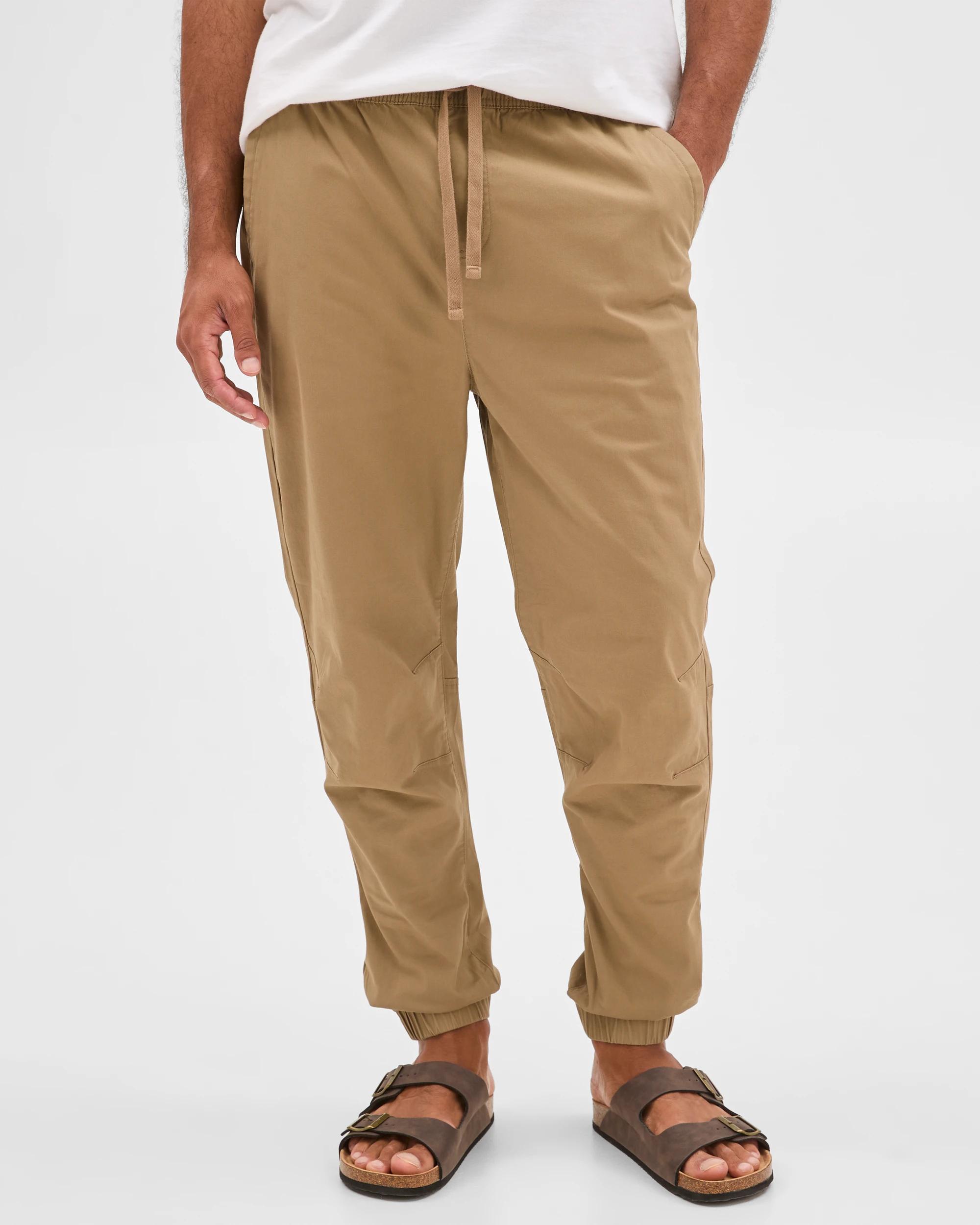 2 Target Man Australian Cotton Woven Jogger Pants SEPIA, 2 of 6