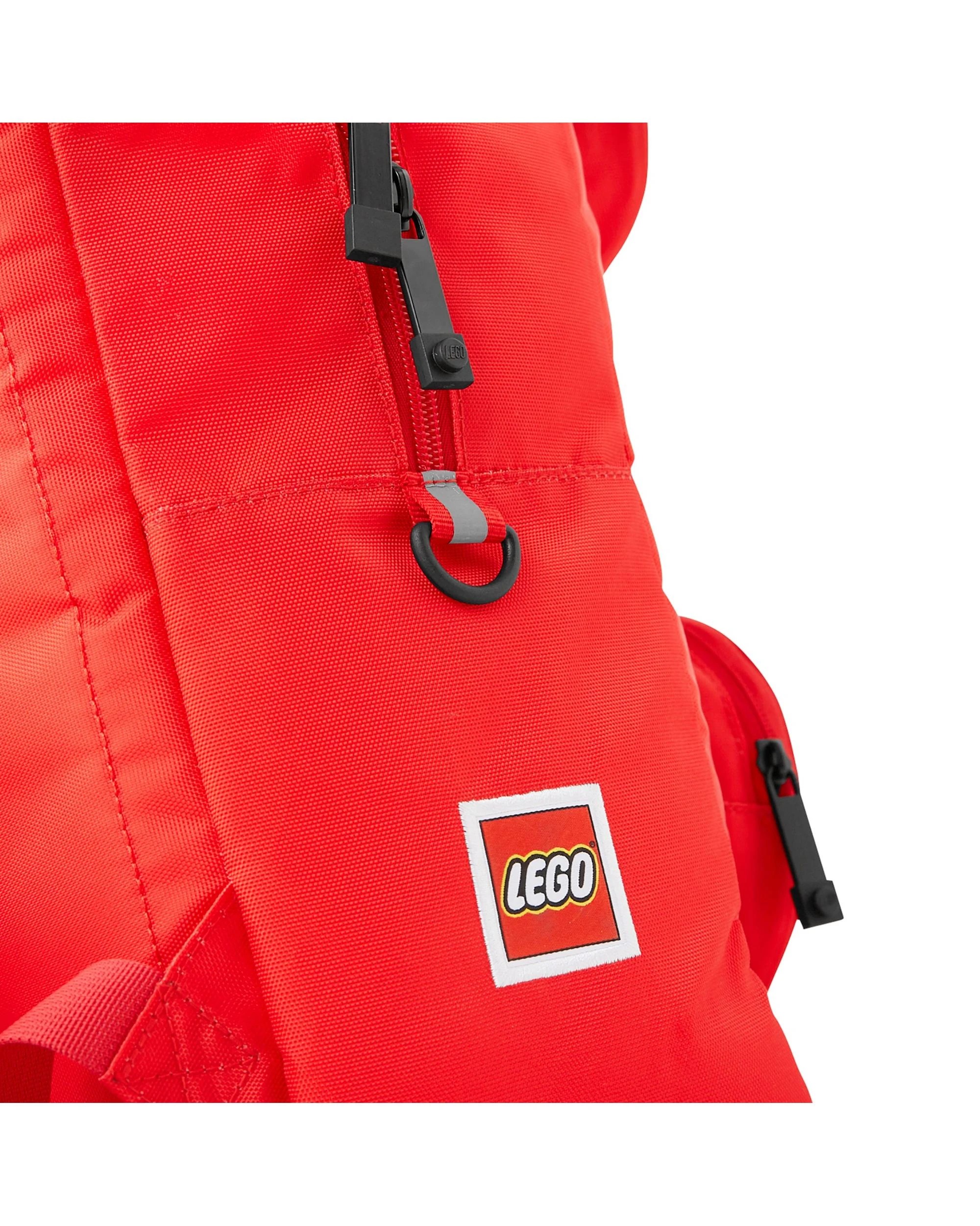 4 LEGO Brick 1x2 Bright Red Backpack, 4 of 7