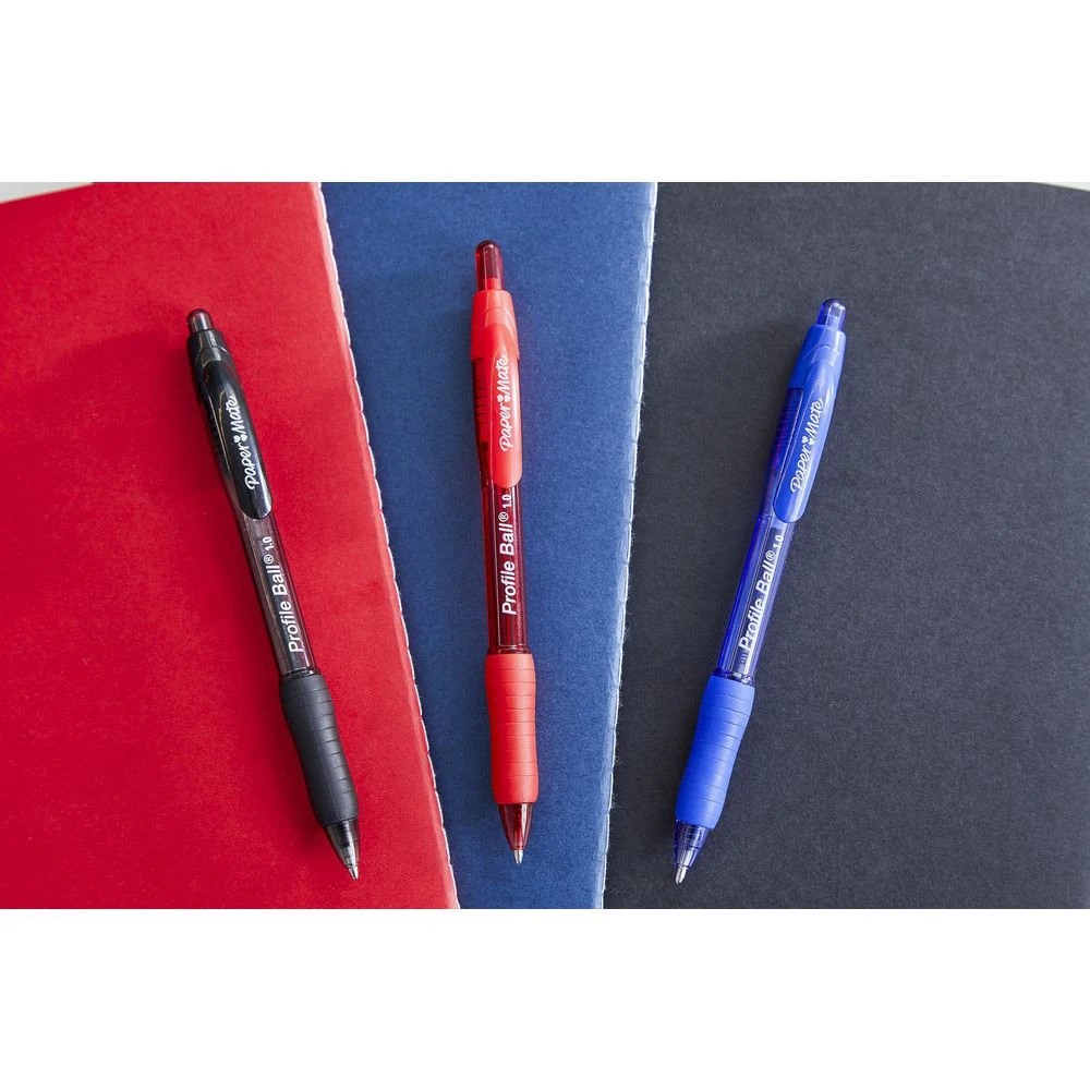 3 Paper Mate Profile Retractable Ballpoint Pen Assorted 8 Pack, 3 of 6