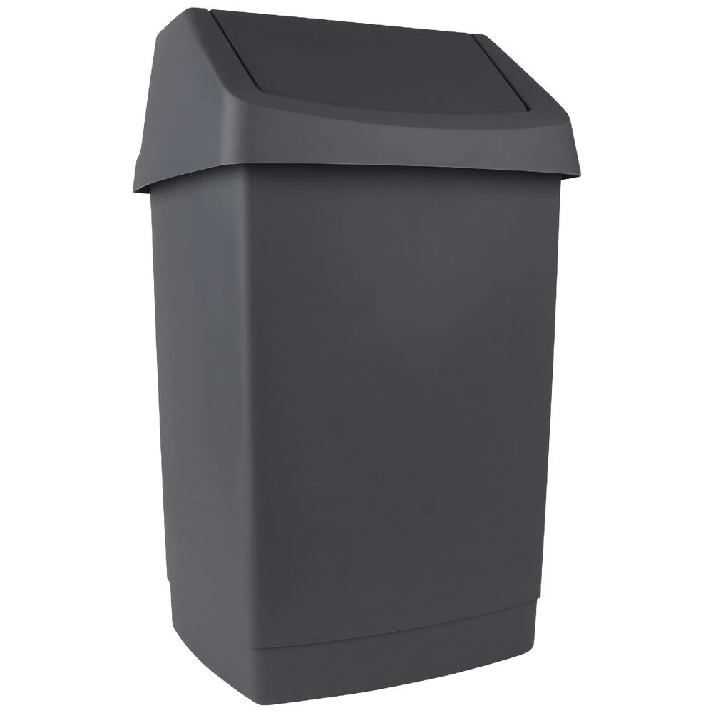 3 Willow Swing & Stay Bin 50L Charcoal, 3 of 3