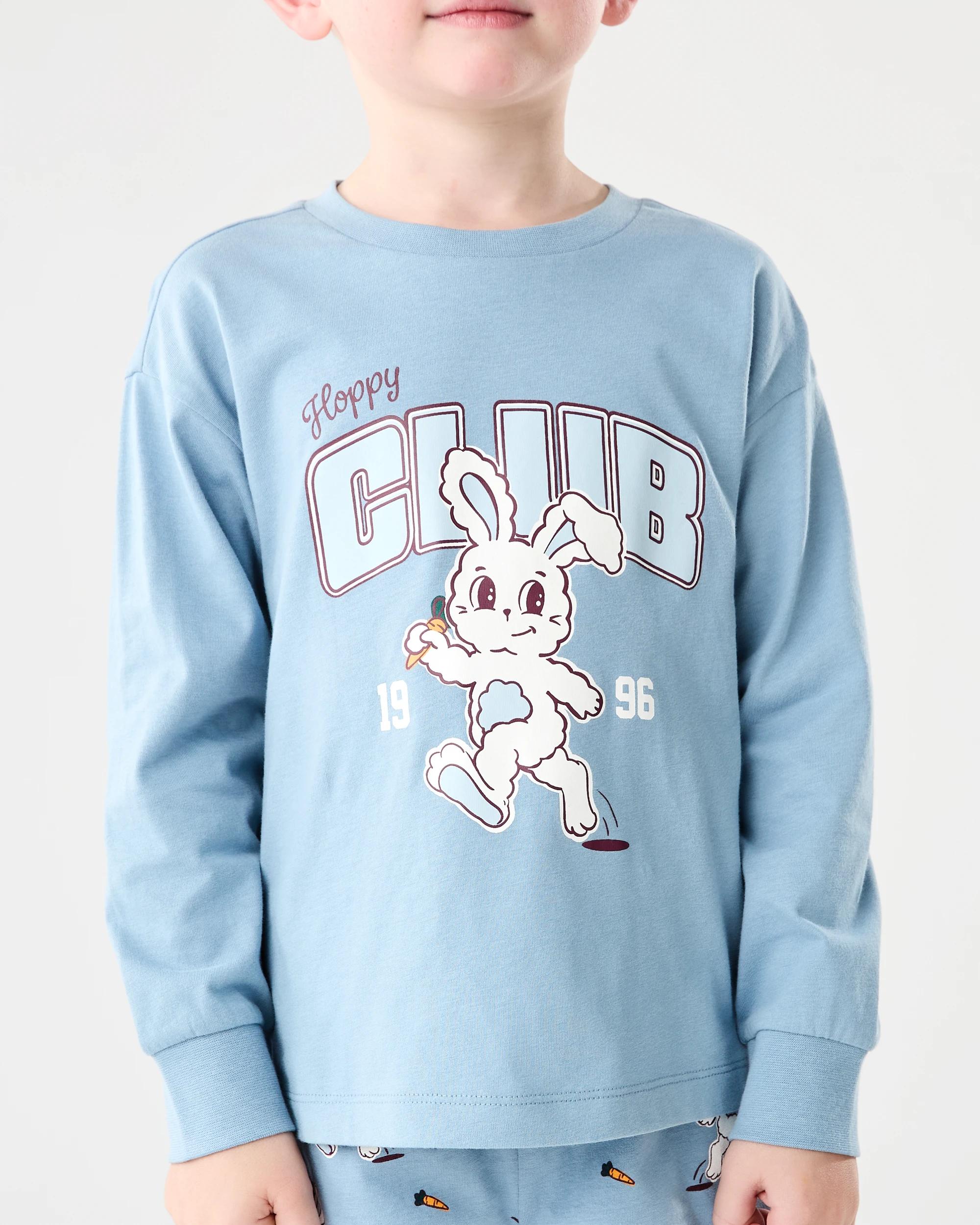 4 Jersey Pyjama Set Blu Hopc, 4 of 10