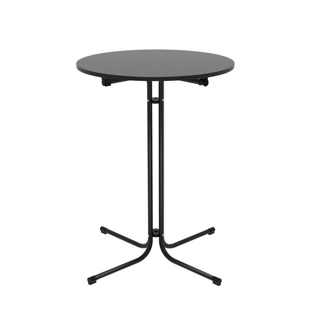 3 Gardeon Outdoor Bar Table Round Folding Desk Top 109cm Patio Furniture - Black, 3 of 7