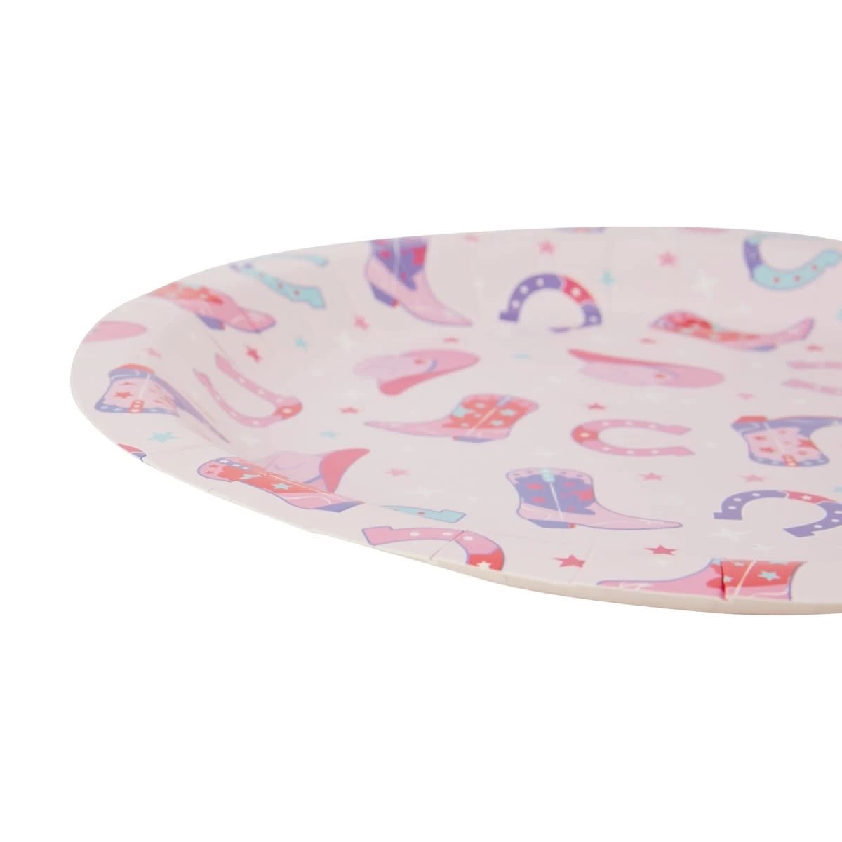 3 16 Piece Cowgirl Paper Plates, 3 of 4