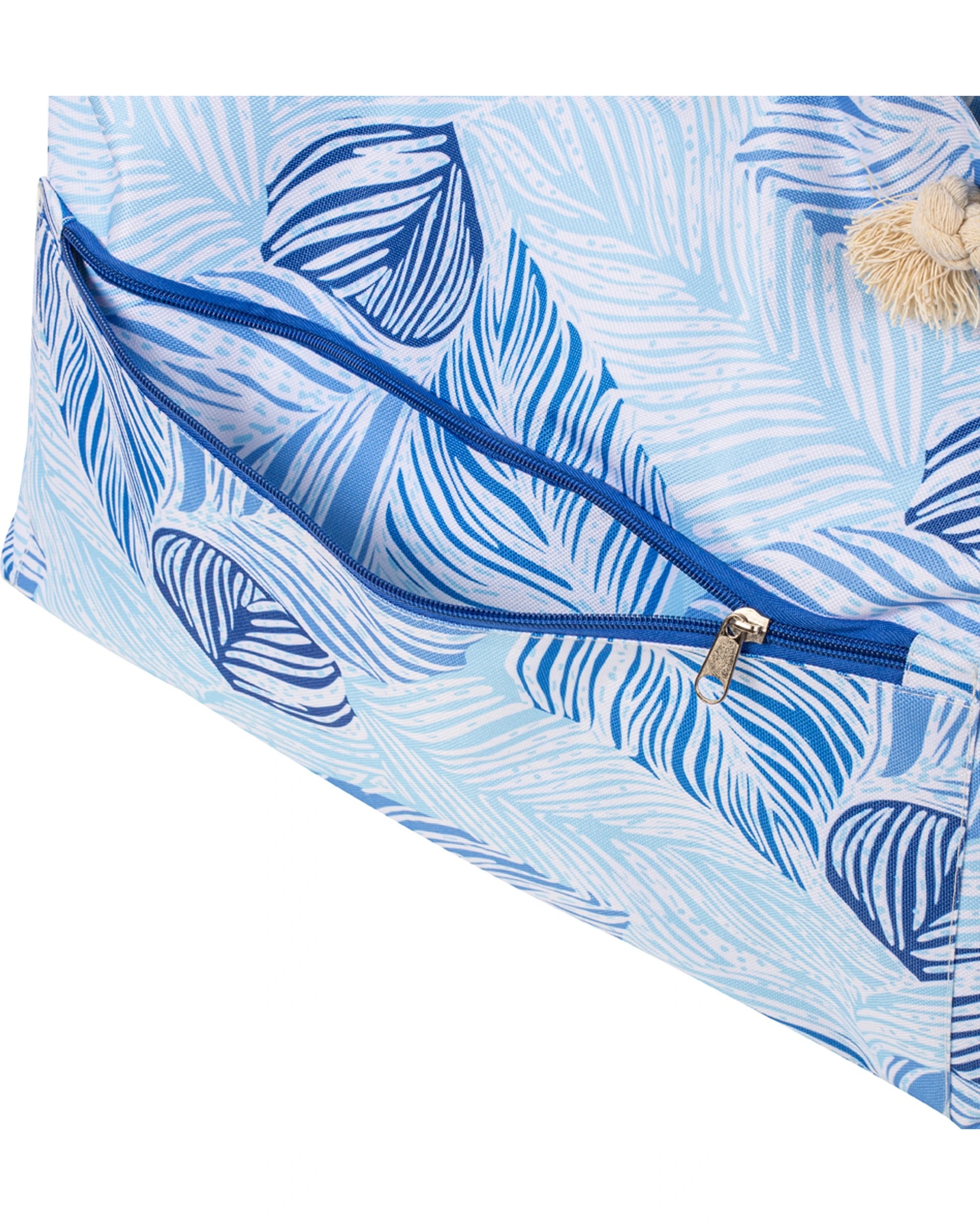 4 Porta Oceana Picnic 58cm Bag Travel Storage Water Resistant Multiple Pock Coastal - Pattern, 4 of 7