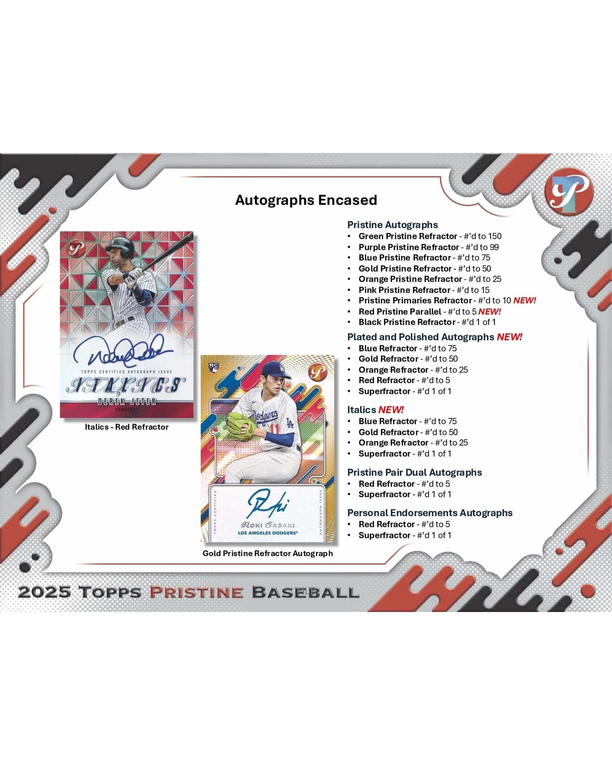 9 Topps 2025 MLB Pristine Baseball Hobby Box, 9 of 10