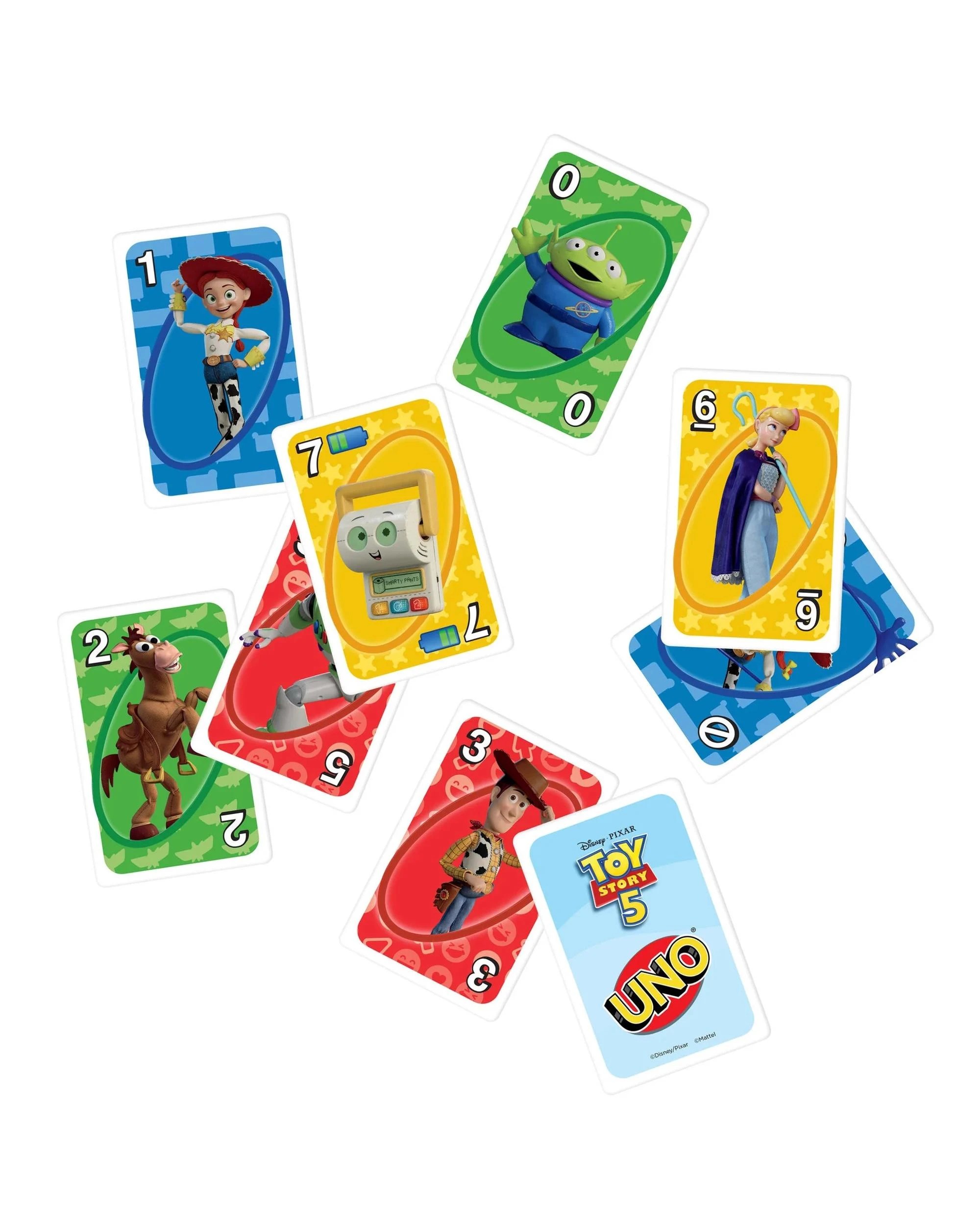 2 Uno Toy Story 5 Card Game, 2 of 6