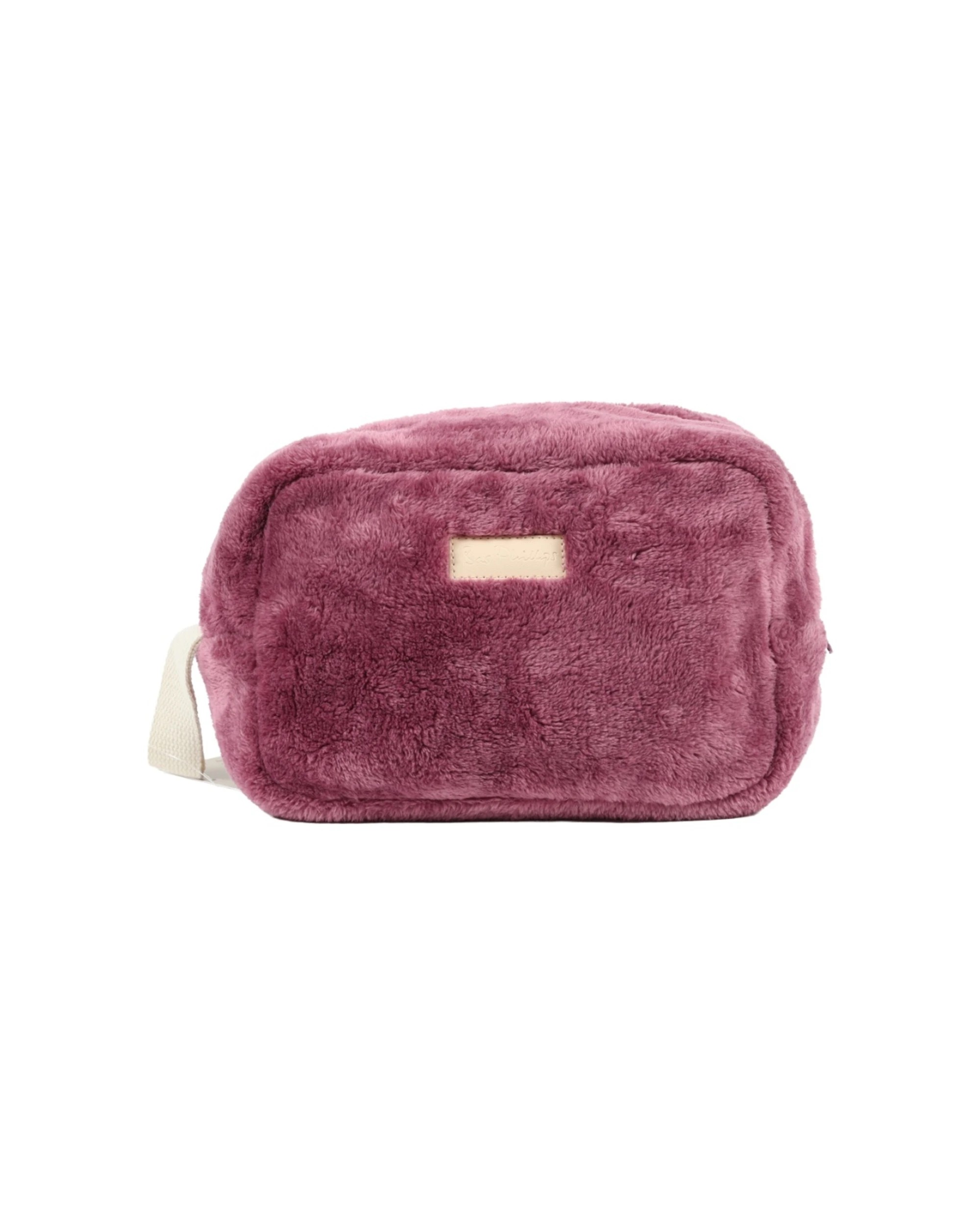 3 Bas Phillips Mink Polyester Cosmetic Makeup Toiletries Bag Wild Berry - Burgundy, 3 of 4