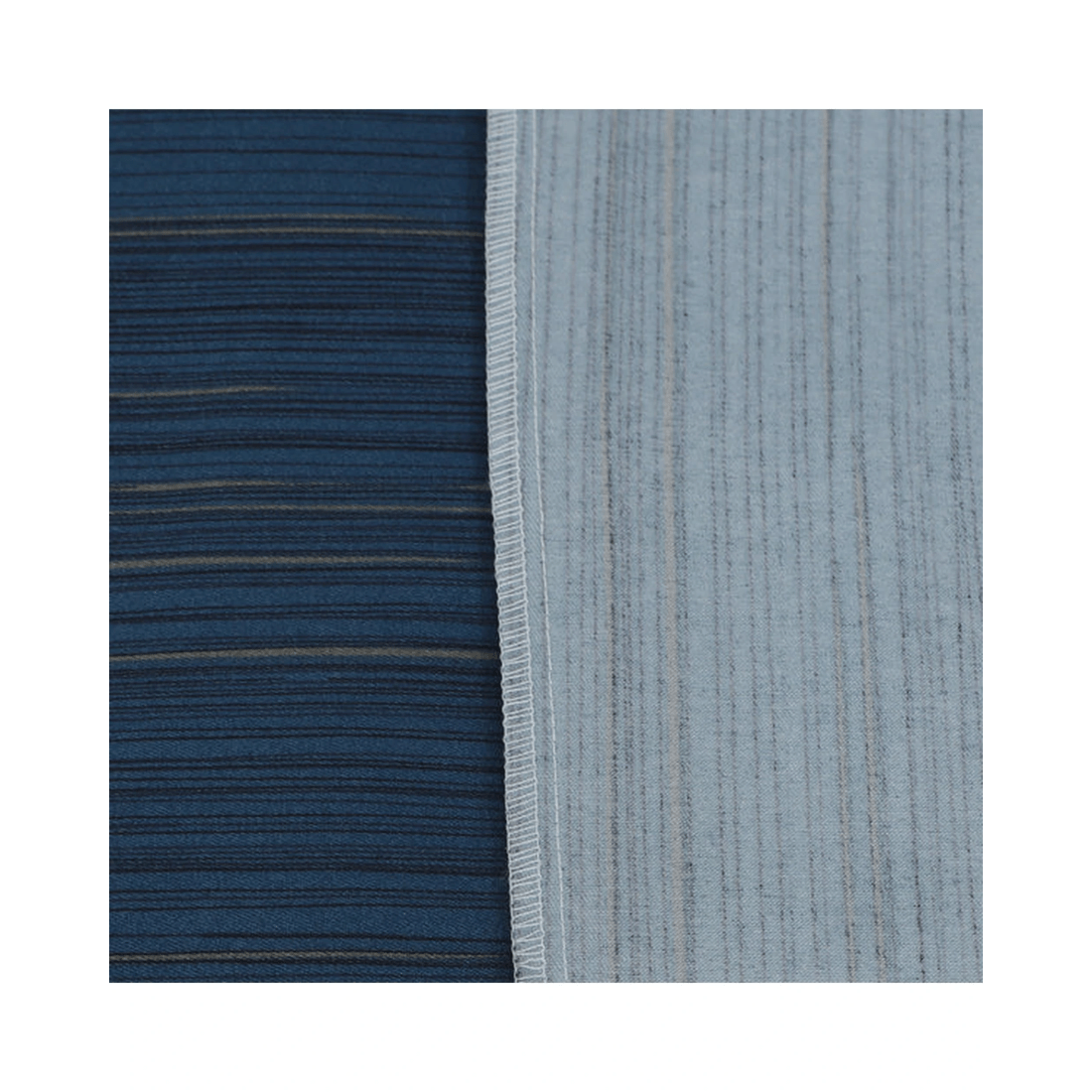 6 Amsons Striped Quilt Cover Set - Single, Blue, Double-Brushed Microfiber (Includes 1 Pillowcase)
 - Single Bed
 - blue, 6 of 6