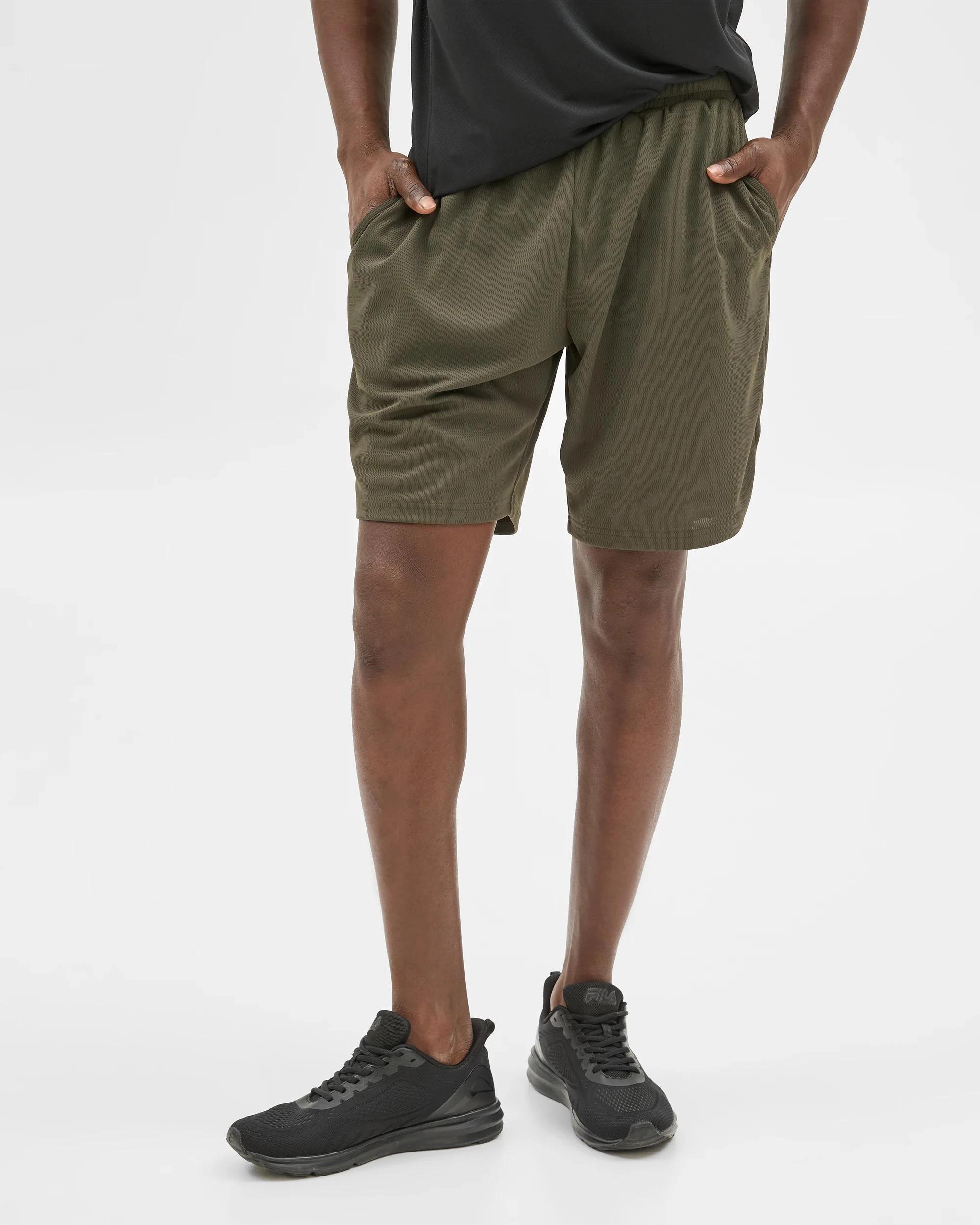 4 Target Active Mesh Shorts OLIVE, 4 of 6
