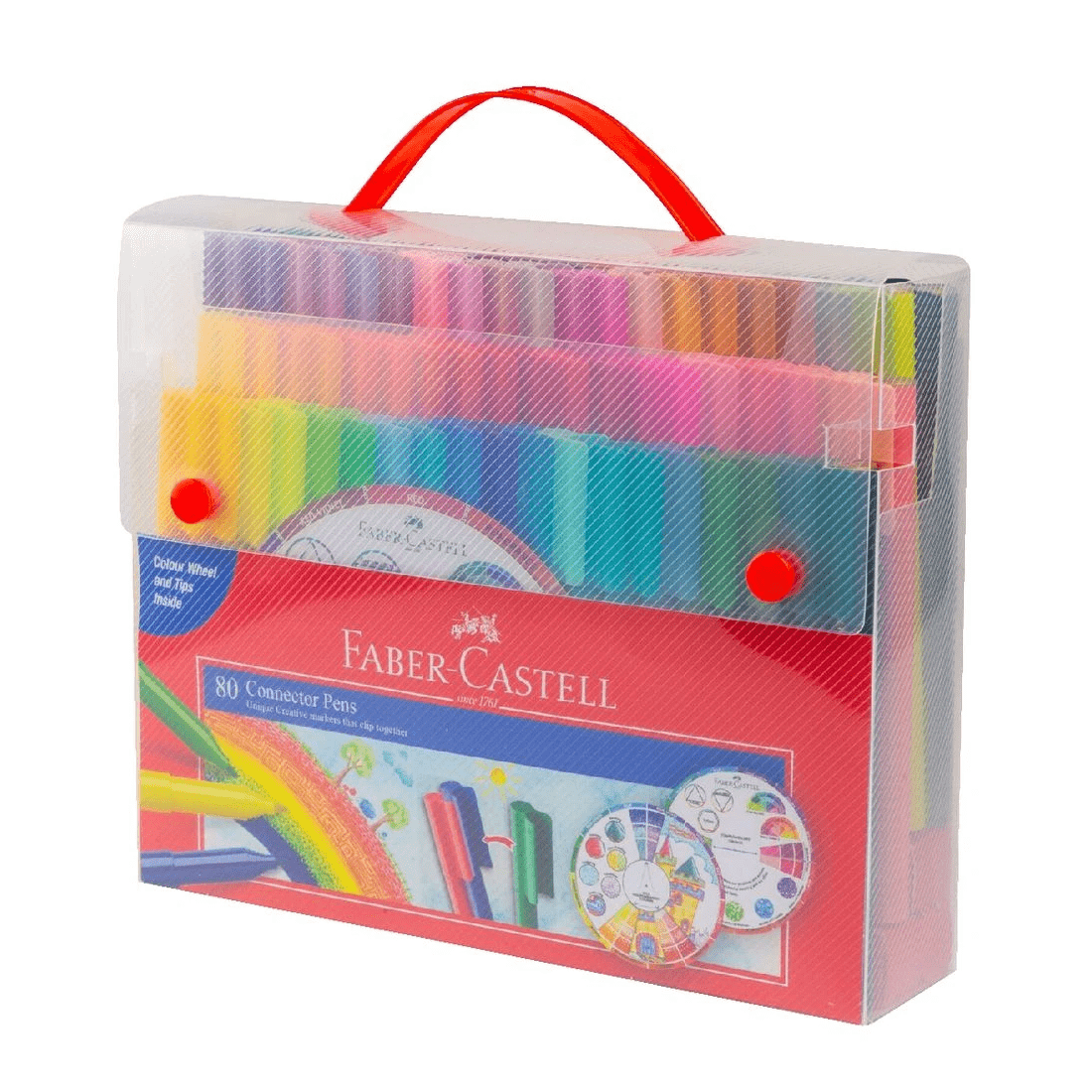 6 Faber Castell Connector Pens - 80 Pack - Multi, 6 of 6
