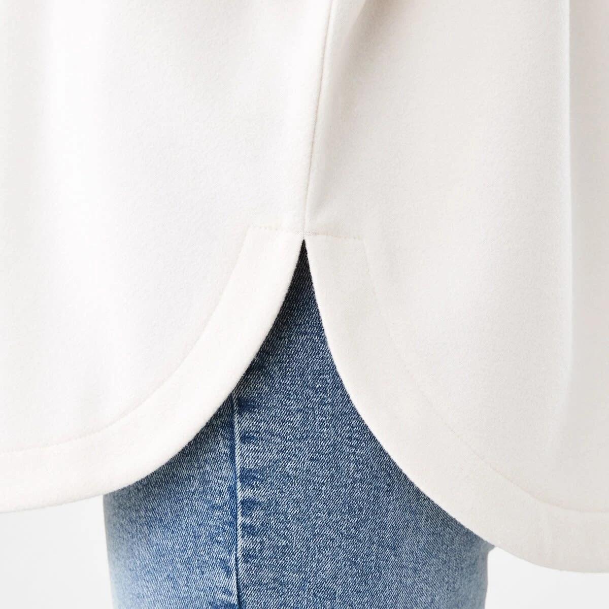 8 Long Sleeve Soft Touch Shirt Ecru, 8 of 8
