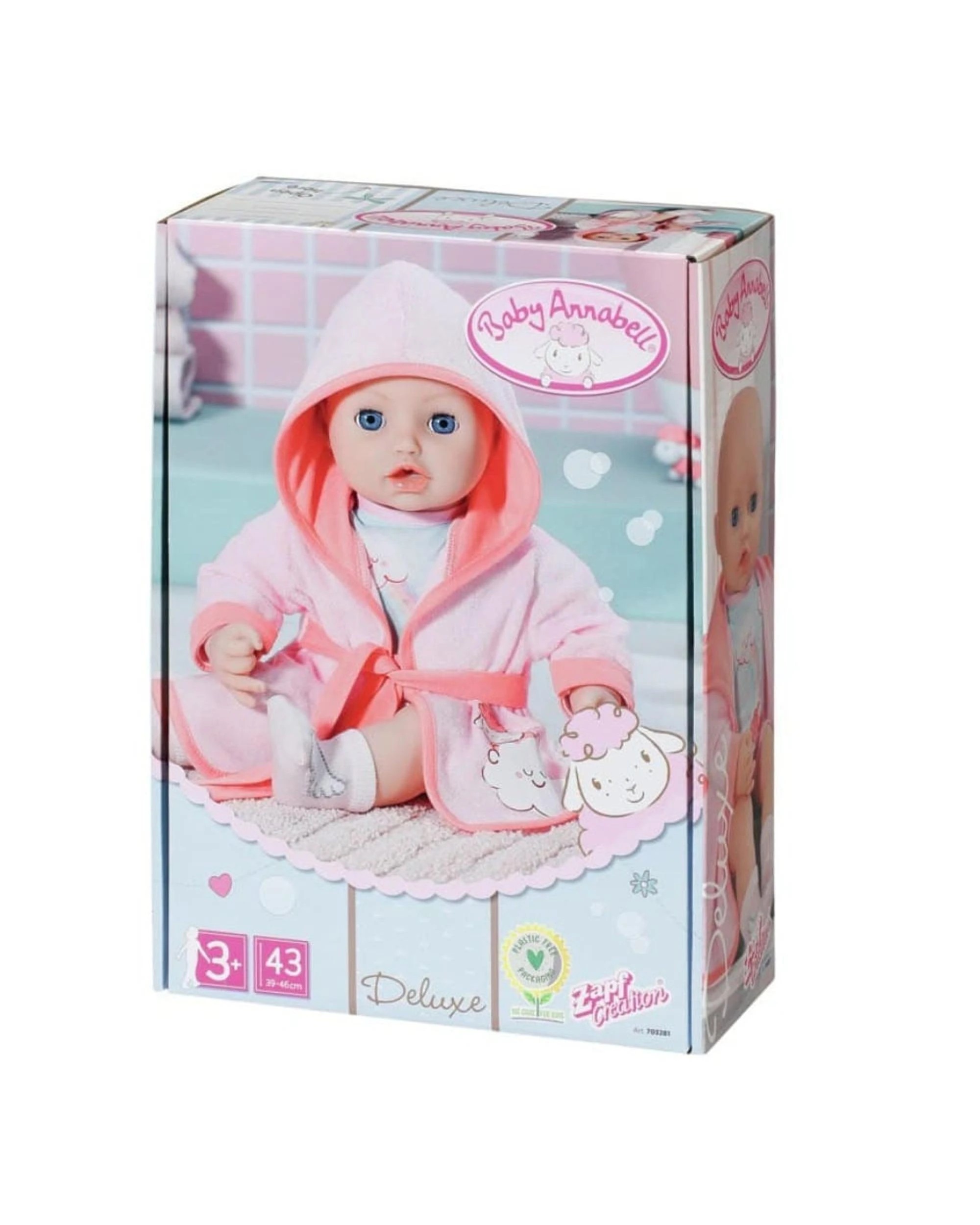 2 Baby Annabell 43cm Deluxe Bathtime Clothing Set, 2 of 8
