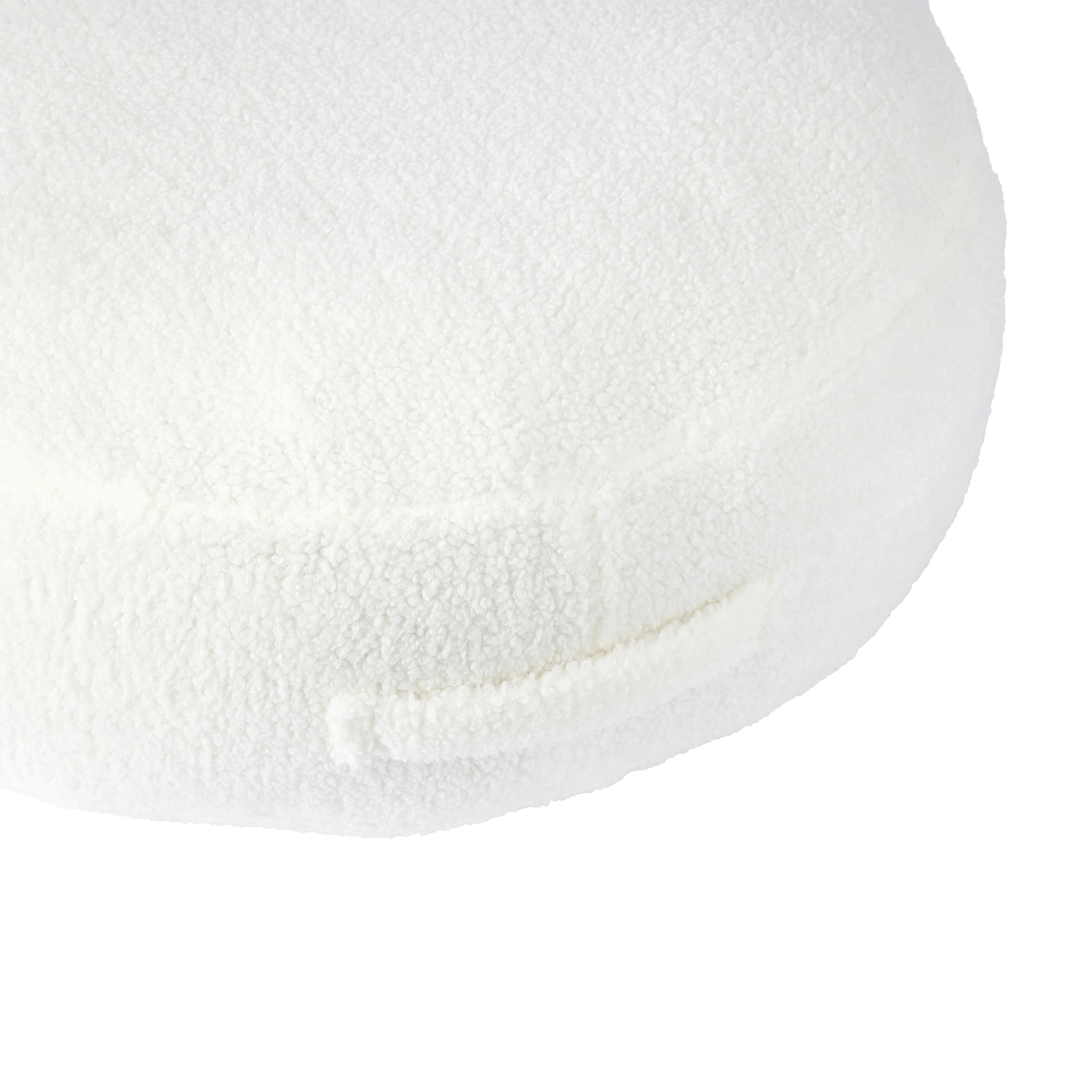 5 Boucle Floor Cushion - White, 5 of 6