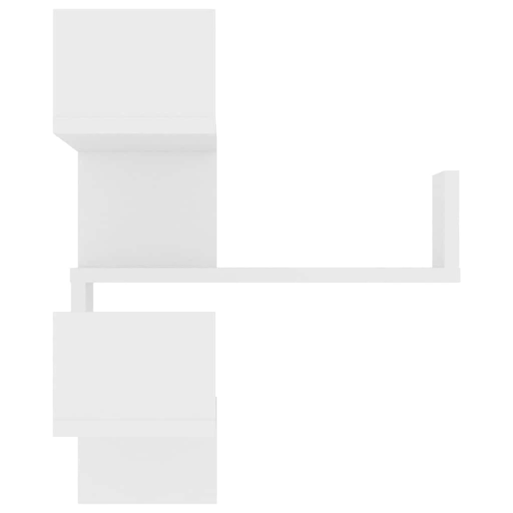 4 vidaXL Wall shelf Wall mounting - White, 4 of 9