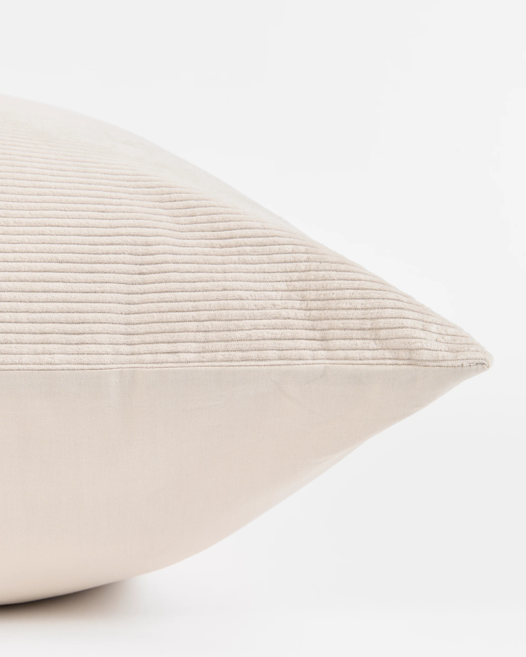 2 Target Zander Australian Cotton Corduroy European Pillowcase - Queen Bed - Natural, 2 of 4